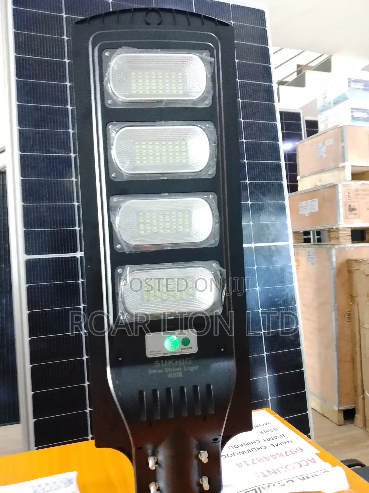 400w Solar Street Light