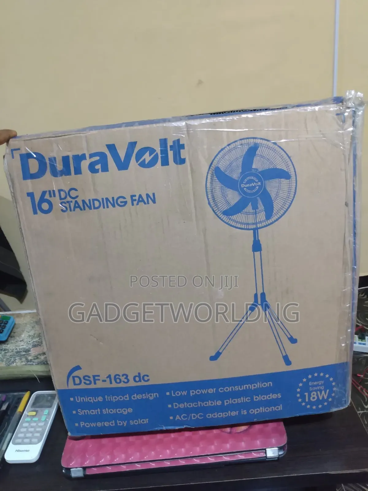 Duravolt DSF-163dc 16" Energy Saving Standing Fan