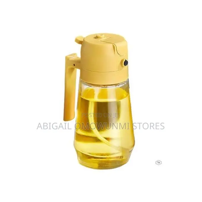 In-1 Glass Oil Bottle With Spray Large Capacity Soy