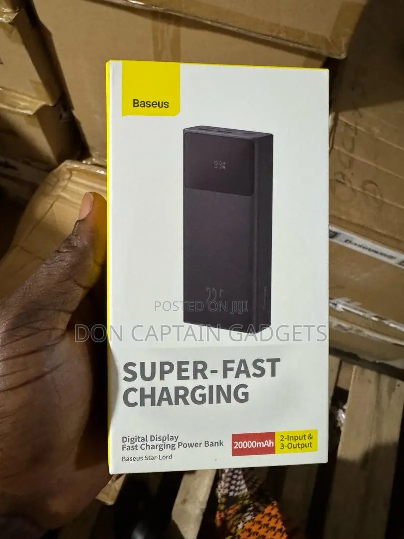 Baseus Power Bank 20000mah 22.5w Digital Display