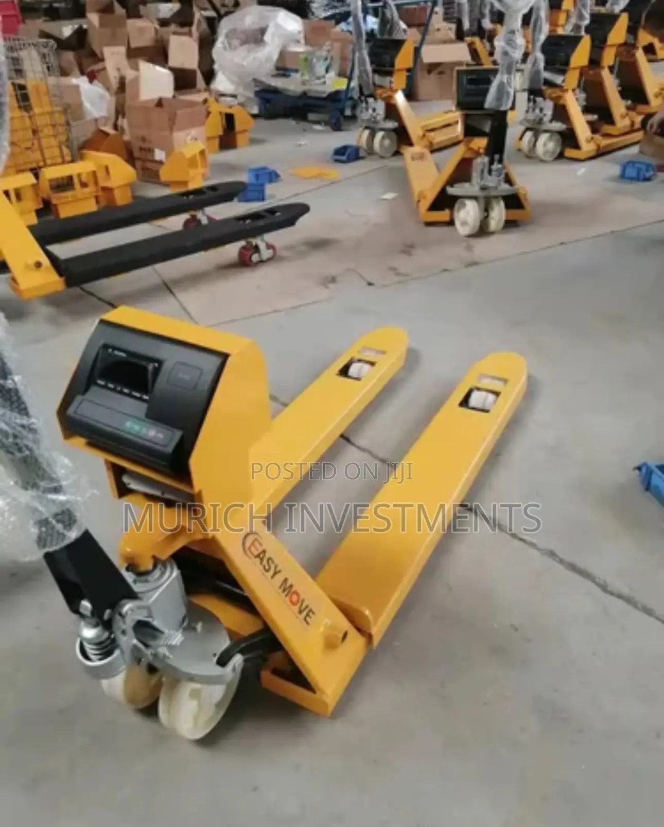 Hand Operated Weight Scale Pallet Truck 3000 Kg