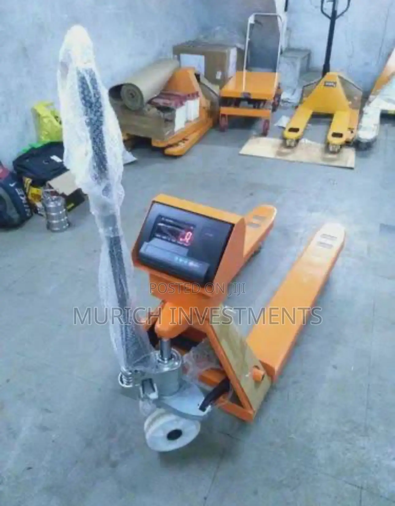 Hand Operated Weight Scale Pallet Truck 3000 Kg