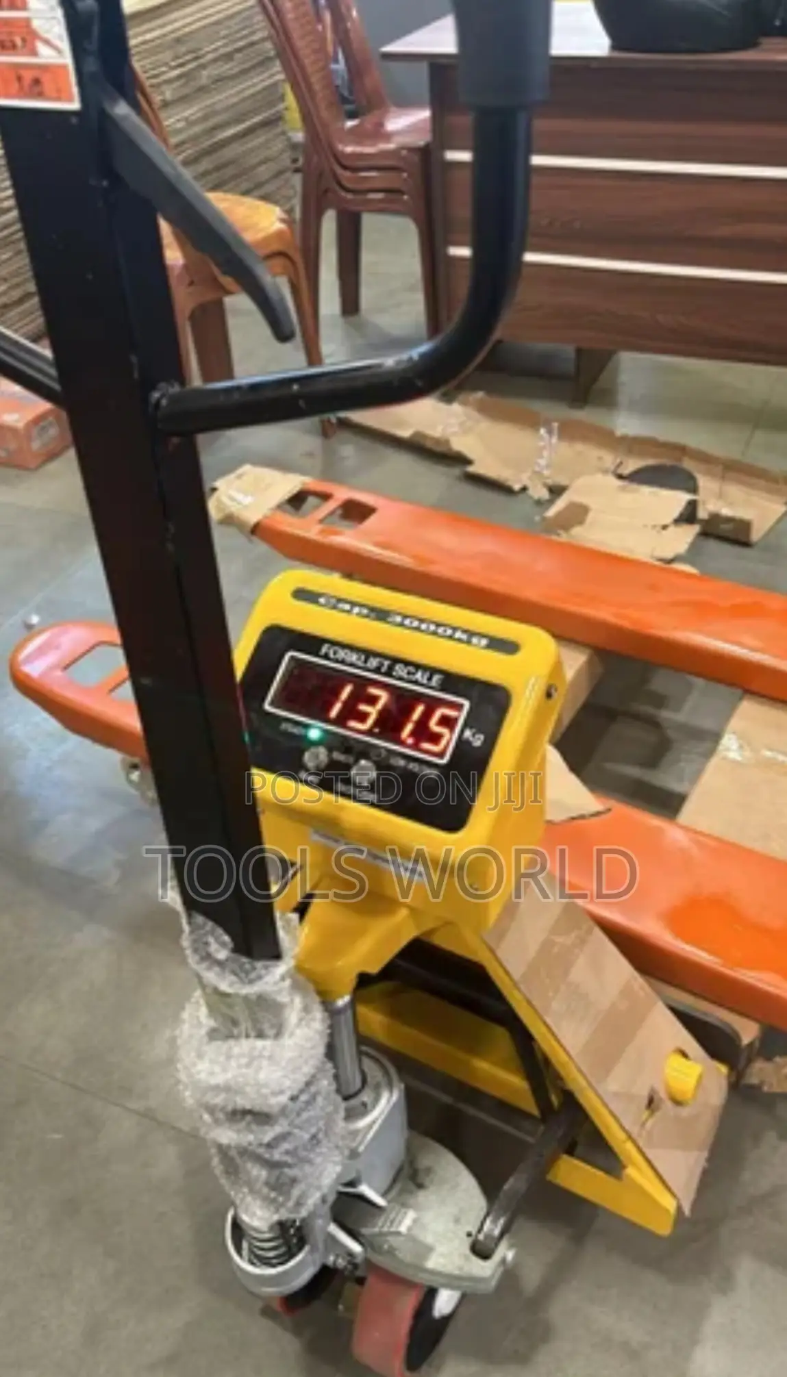 Hydraulic Weight Scale Pallet Truck – 3000kg Capacity