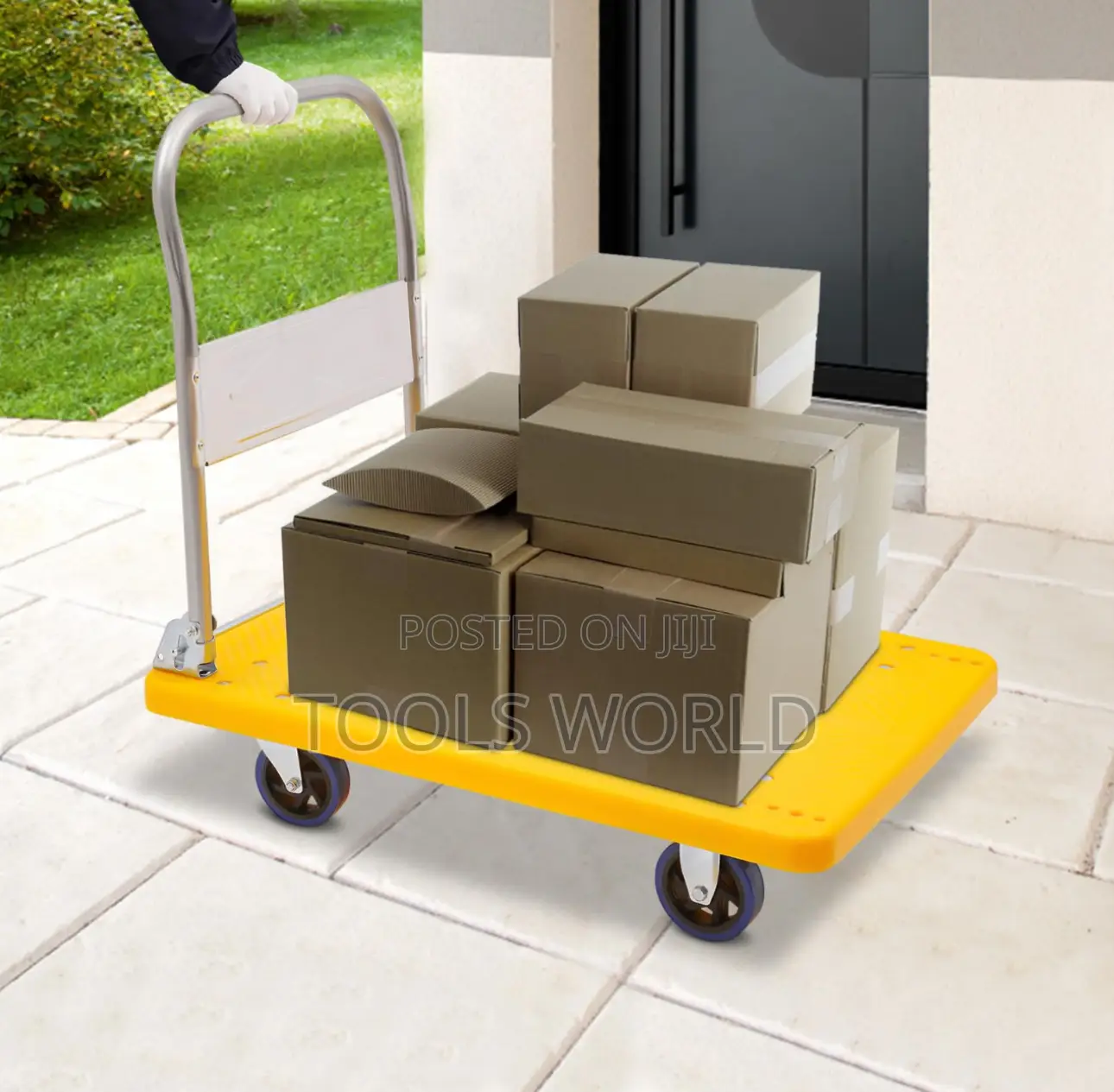 400kg Plastic Foldable Trolley Platform Heavy Duty
