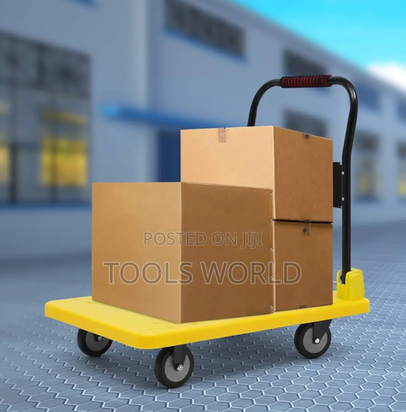 400kg Plastic Foldable Trolley Platform Heavy Duty