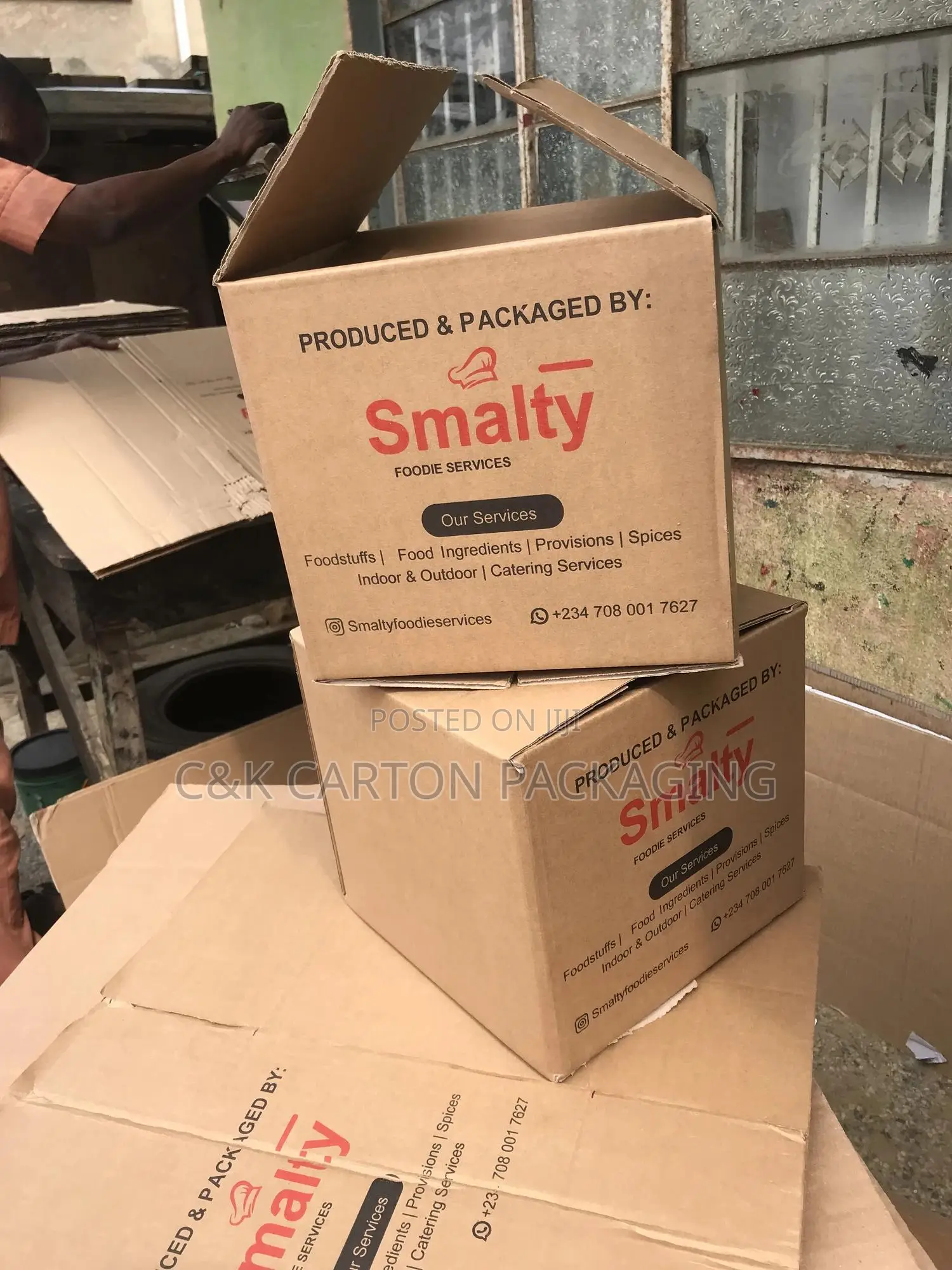 Two Colour Printed Carton Box