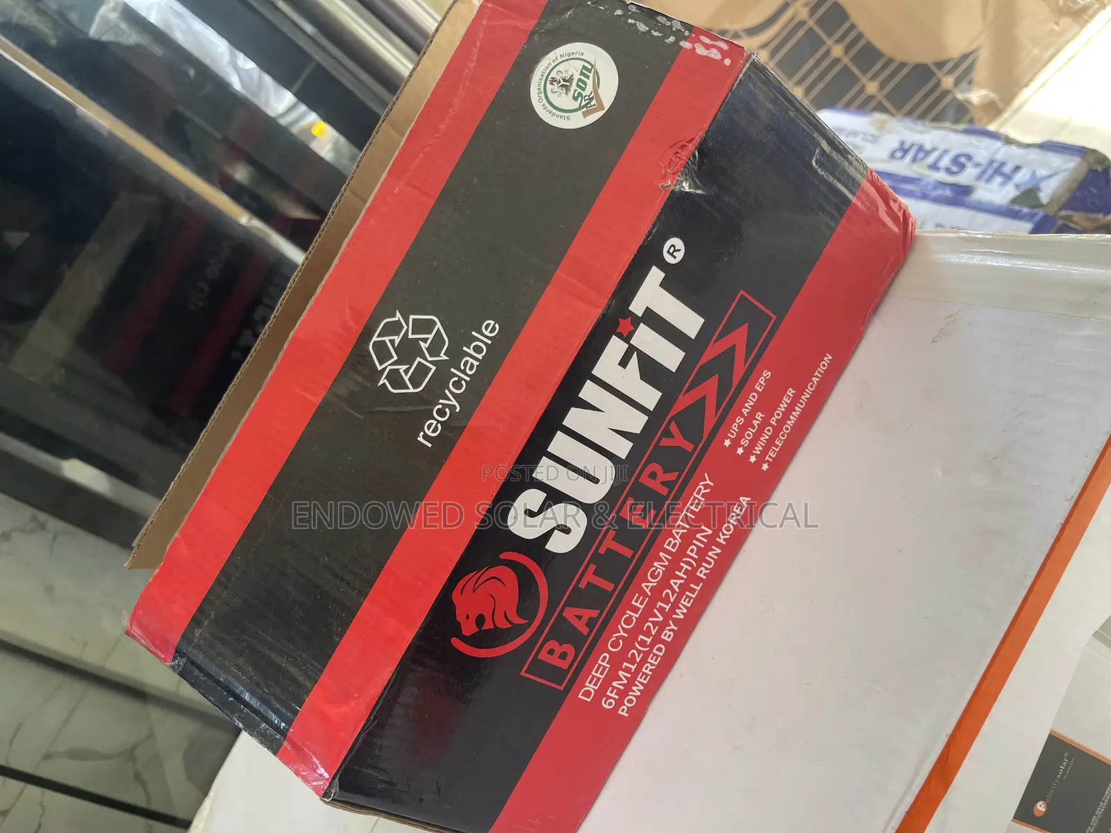 12ah 12v Deep Cycle Batteries Sunfit