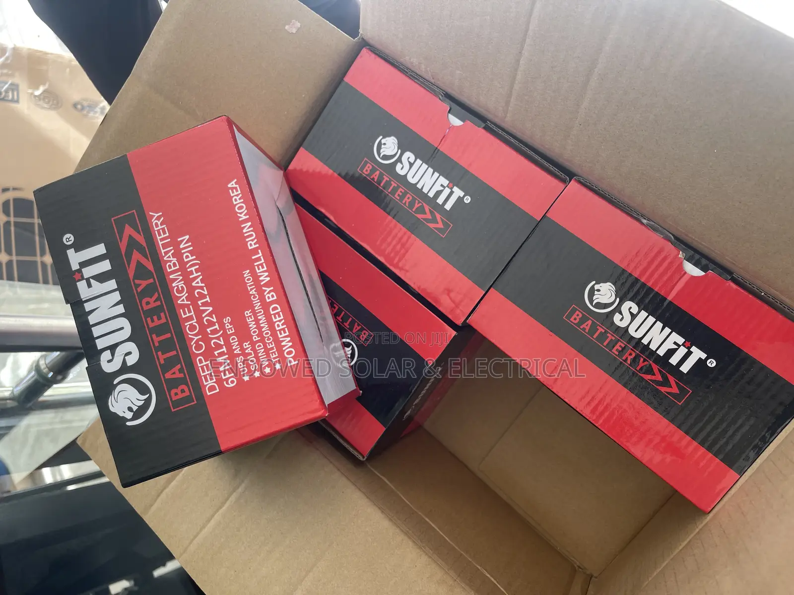 A Sunfit Product of 12v 12ah Dry Cell Batteries Are Availabl