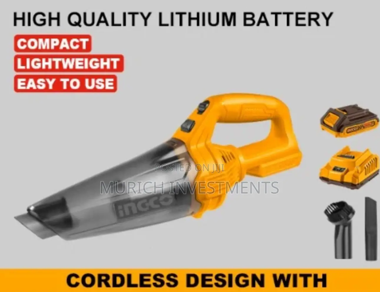 Ingco Cosli240789 - Cordless 3 PCS Combo Kit
