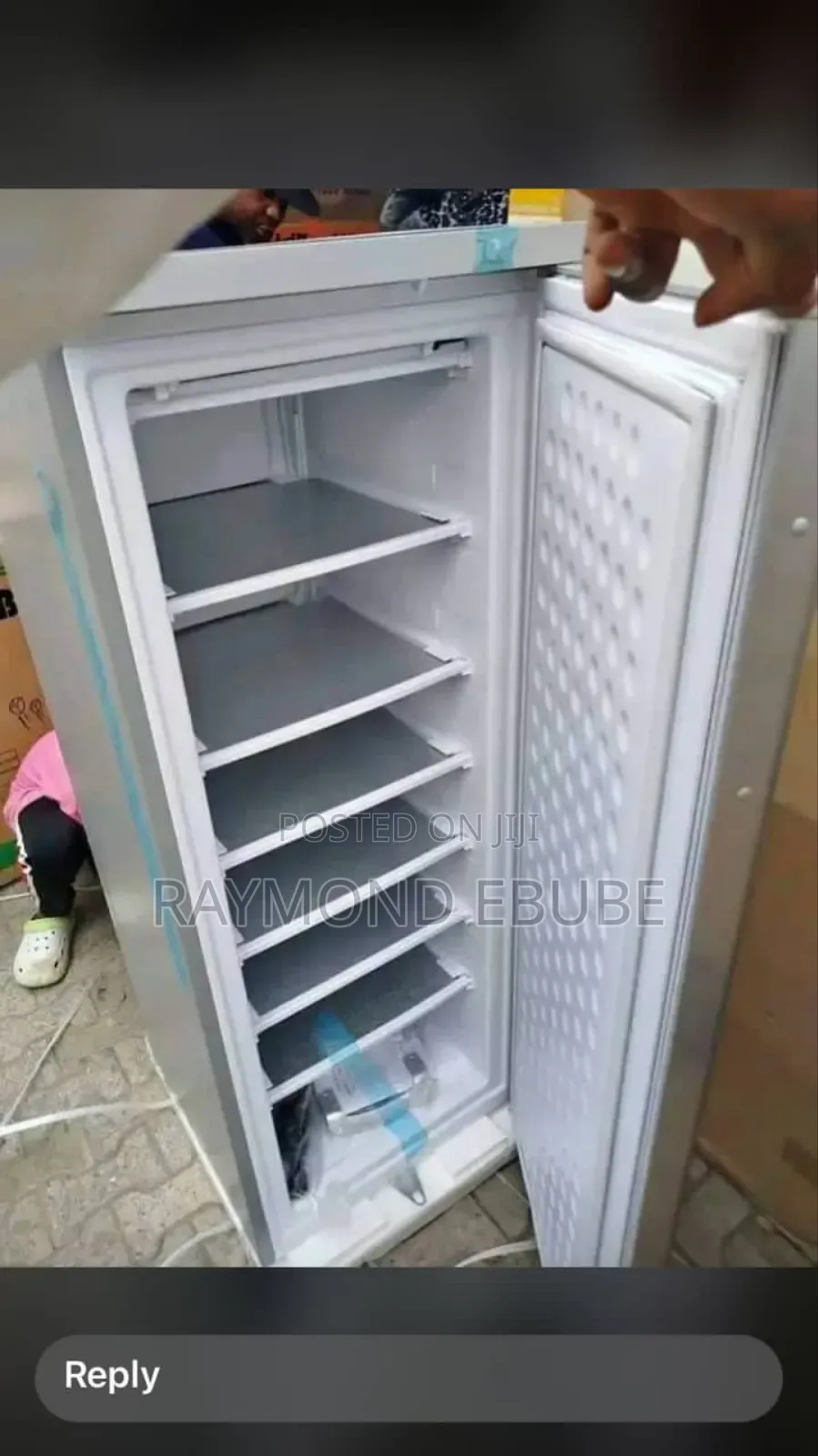 200 Liters for Ice Blocking Only Upright Standing Freezer