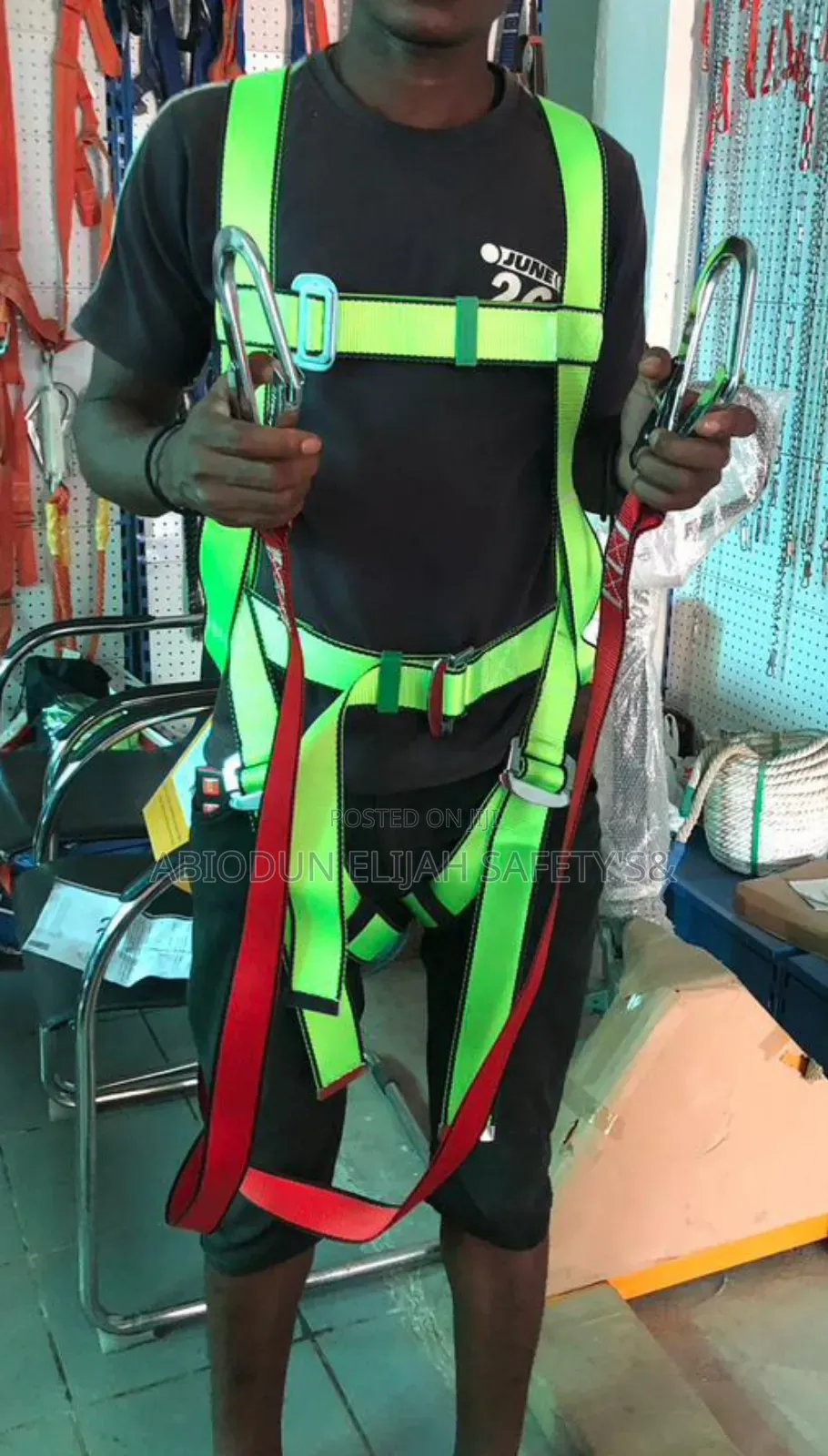 Original Quality Full Body Hardness Belt With 2 Hook