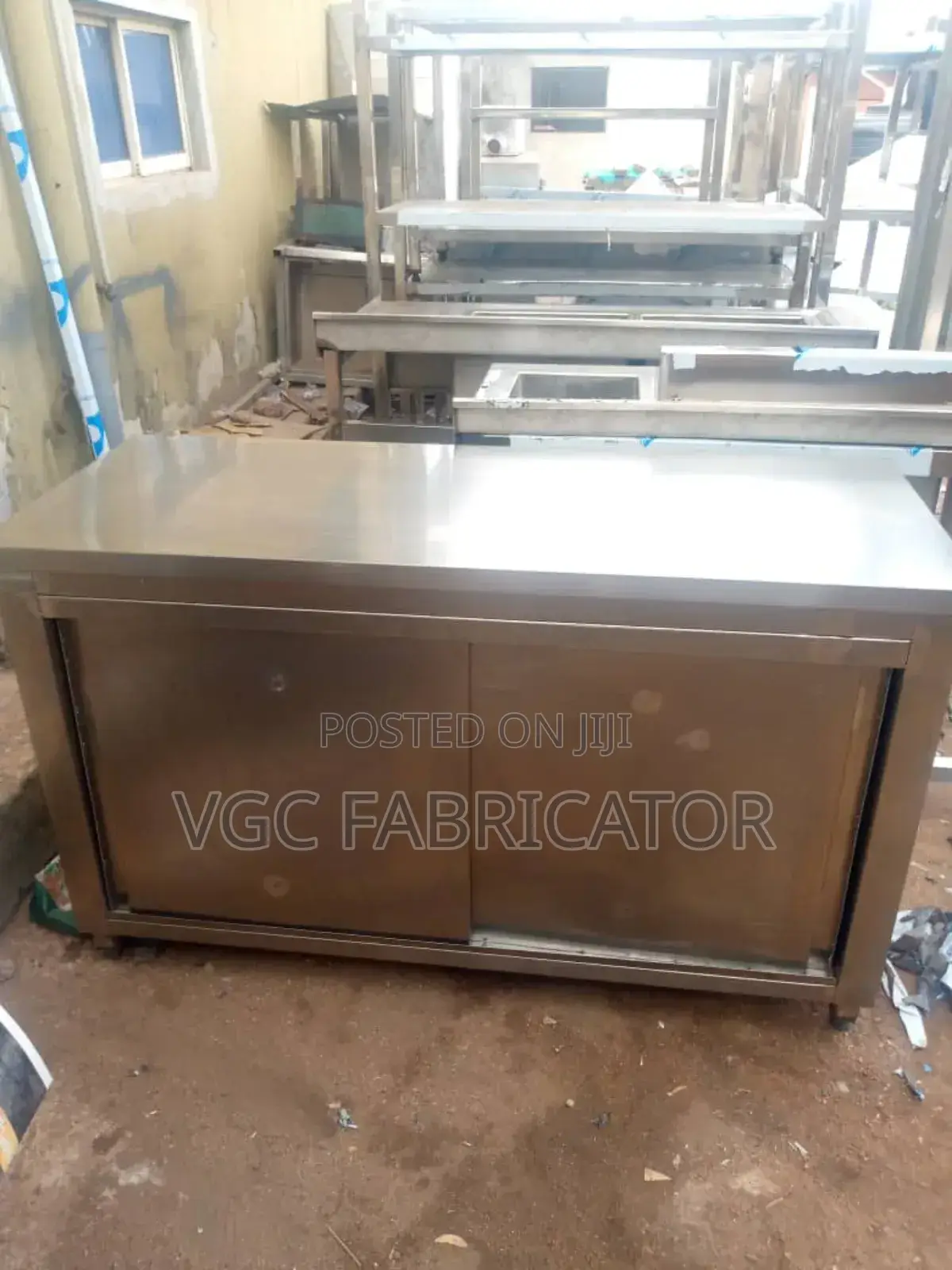 Stainless Steel Cupboard Table