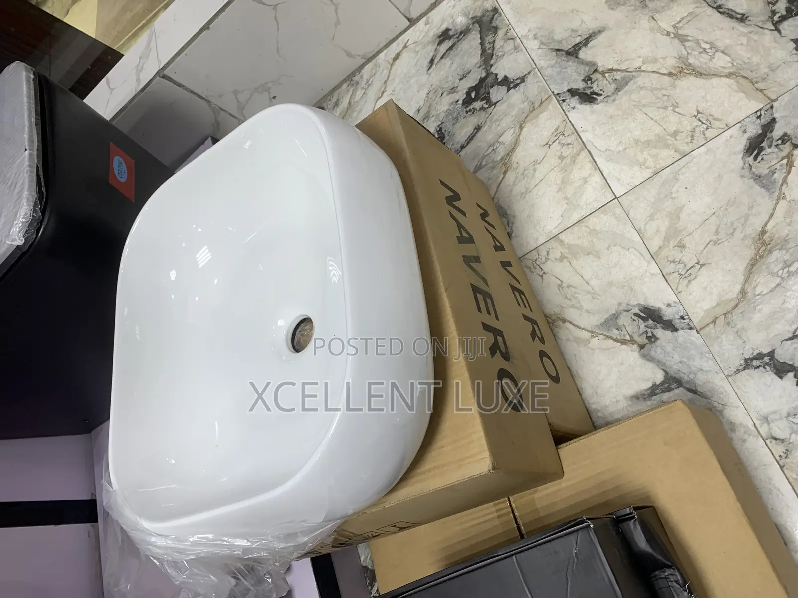 White Ceramic Pedicure/Counter Top Basin