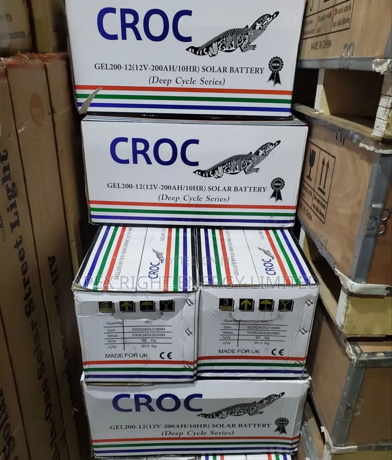 200ah Croc Dry Cell (Gel Battery) Battery