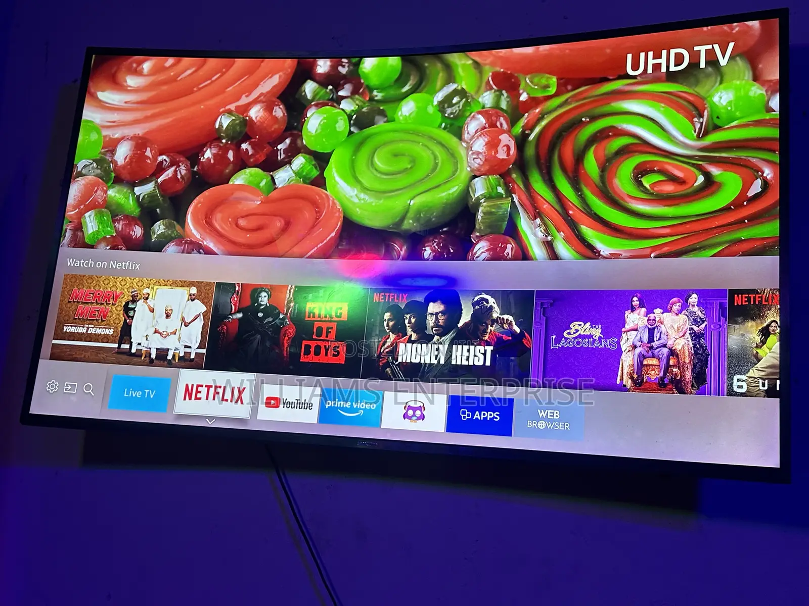 49 Inches Samsung Curved Smart Tv