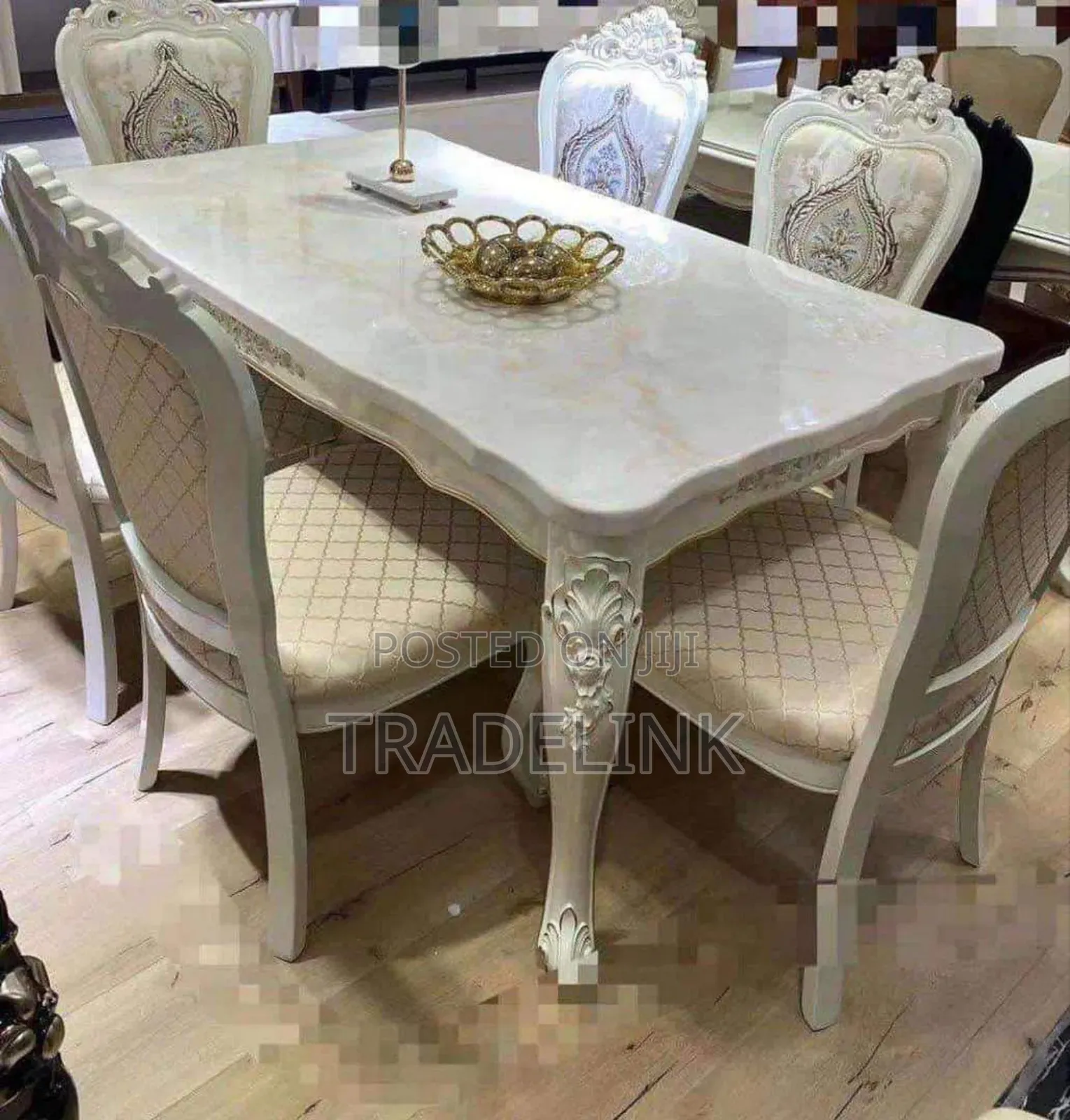 Table With Royal Leather Chairs