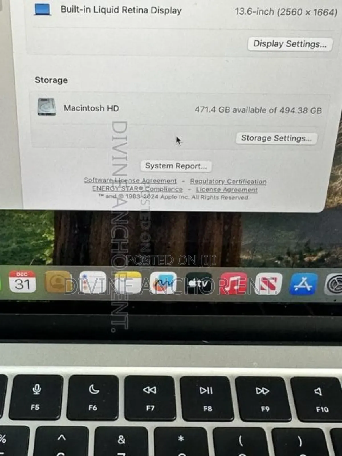 Laptop Apple MacBook Air 2022 M2 8GB Apple M2 SSD 512GB