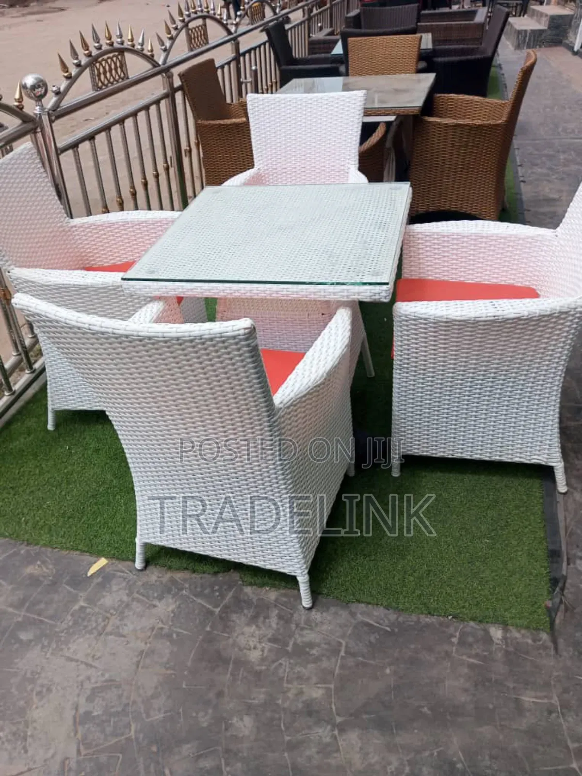 White Plastic Bar Chairs