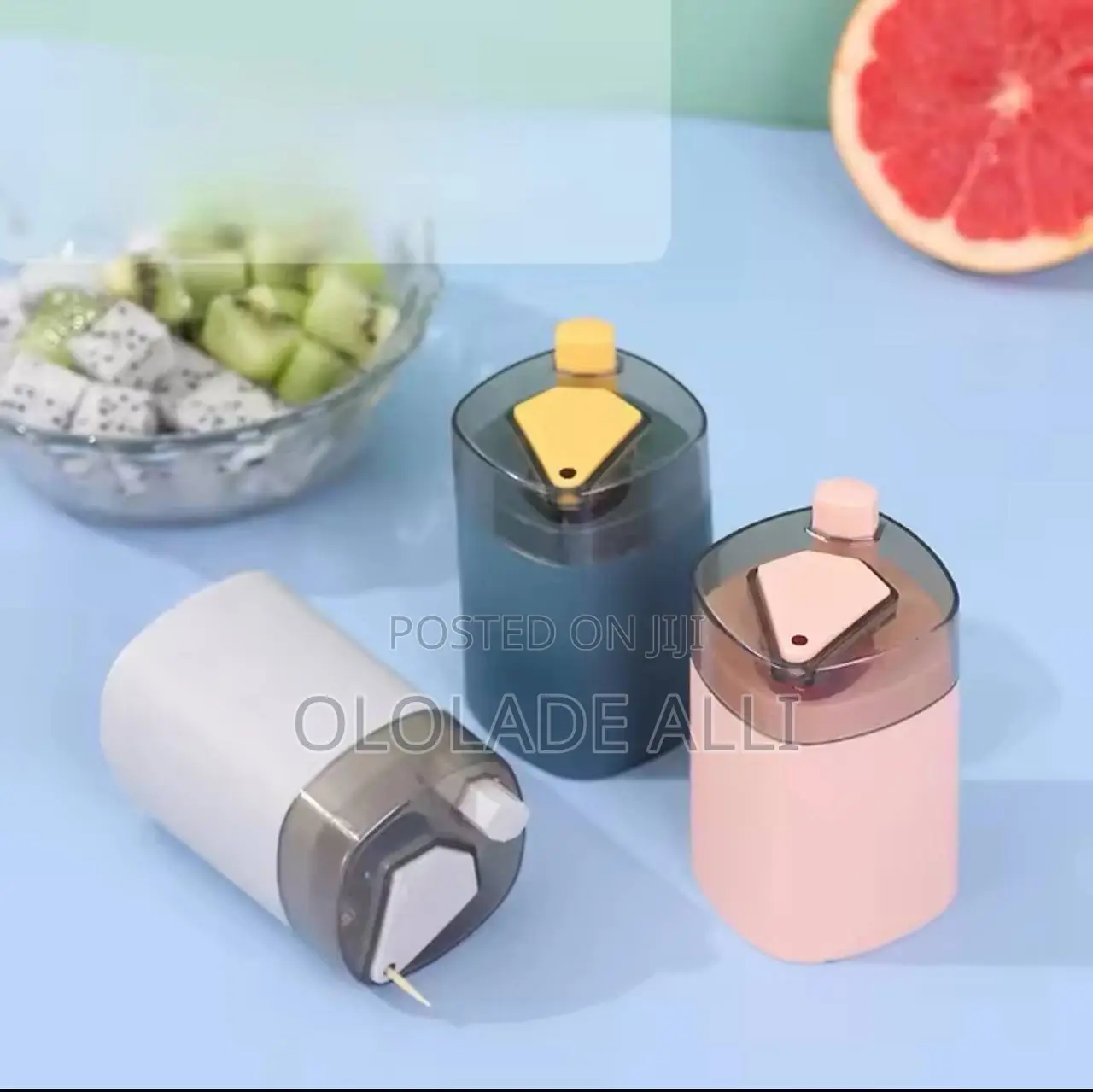 Multicolor Automatic Toothpick Holder Box