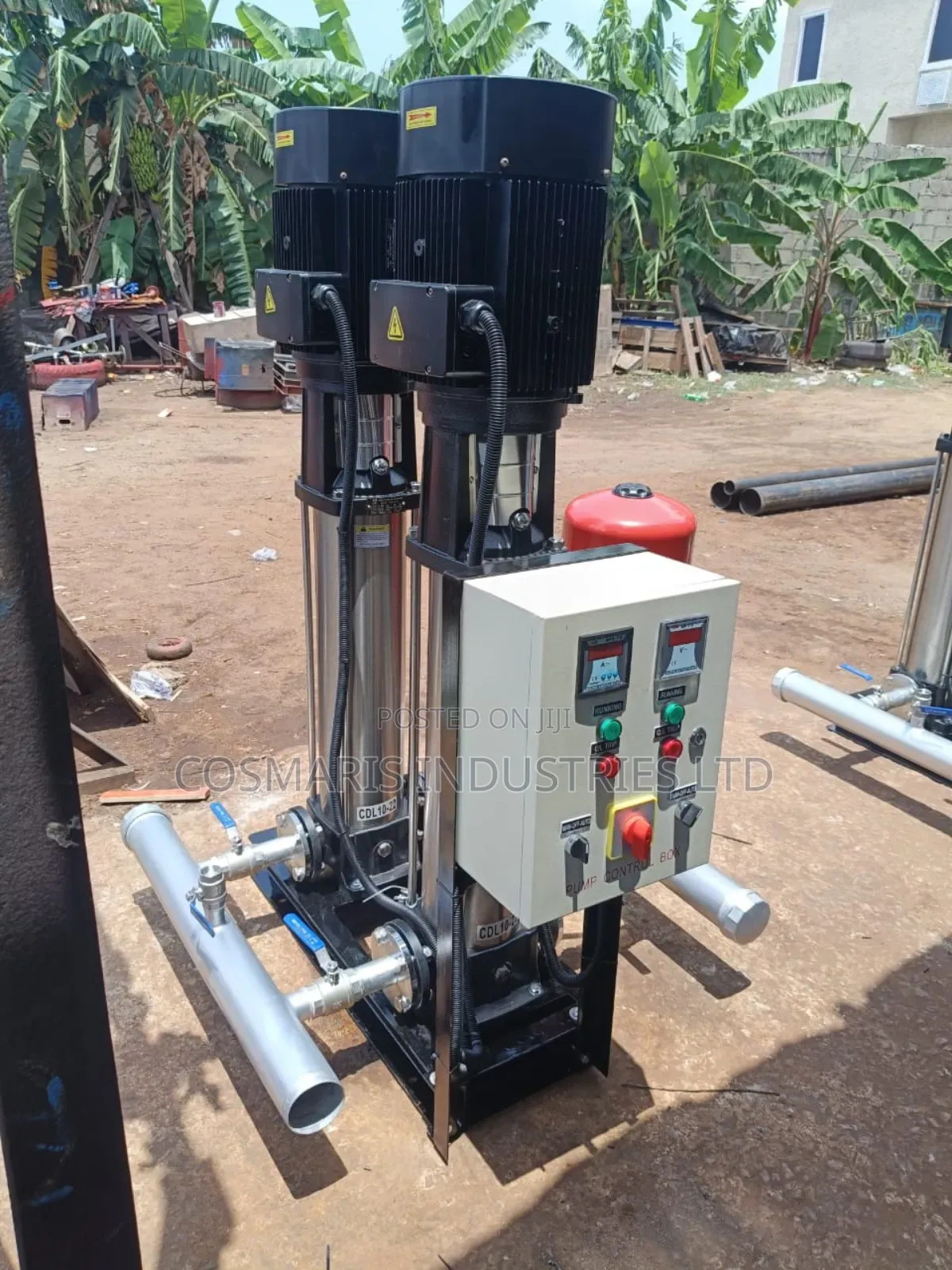 Maris High Pressure Vertical Multistage Booster Pump.