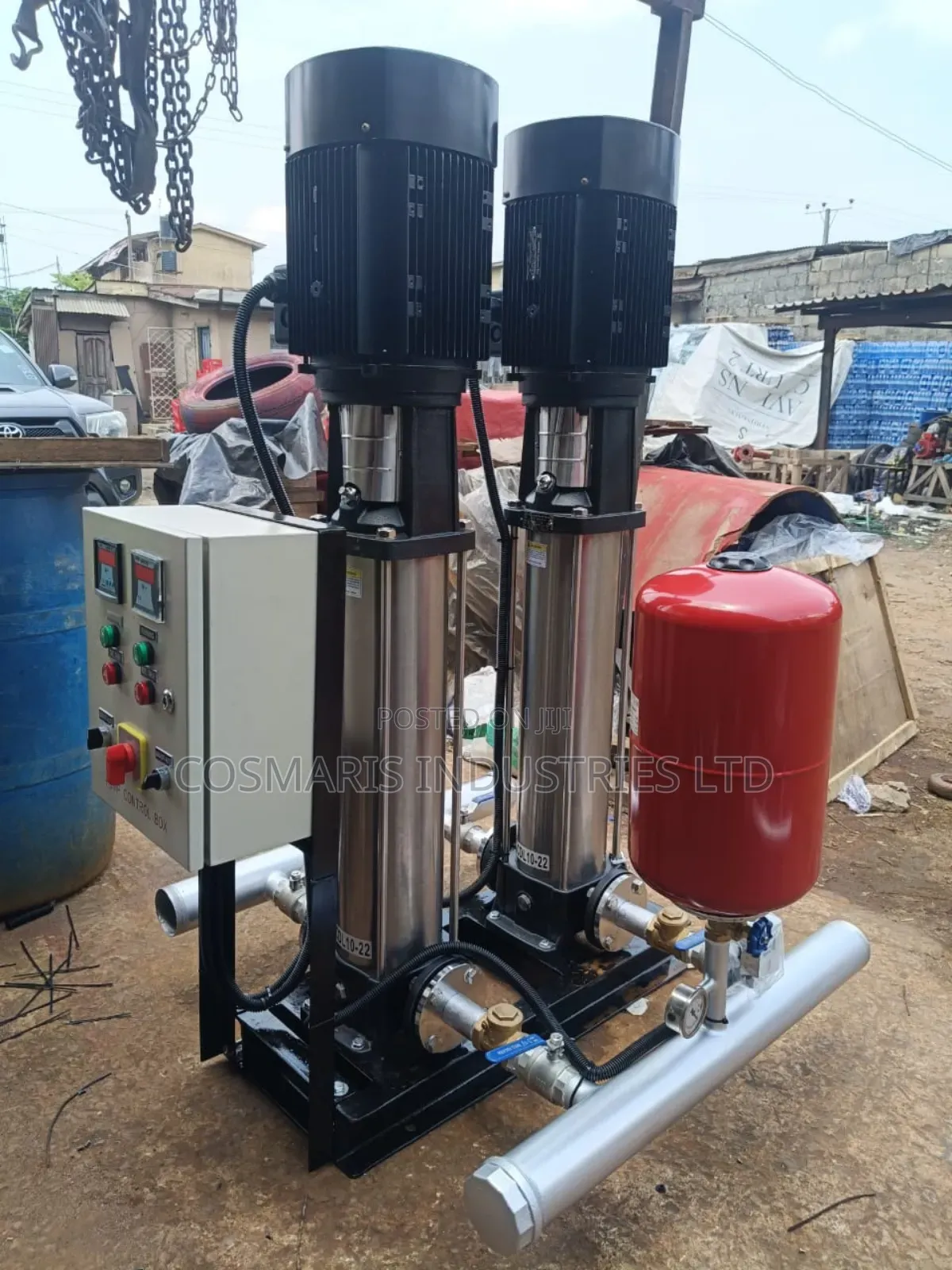 Maris High Pressure Vertical Multistage Booster Pump.