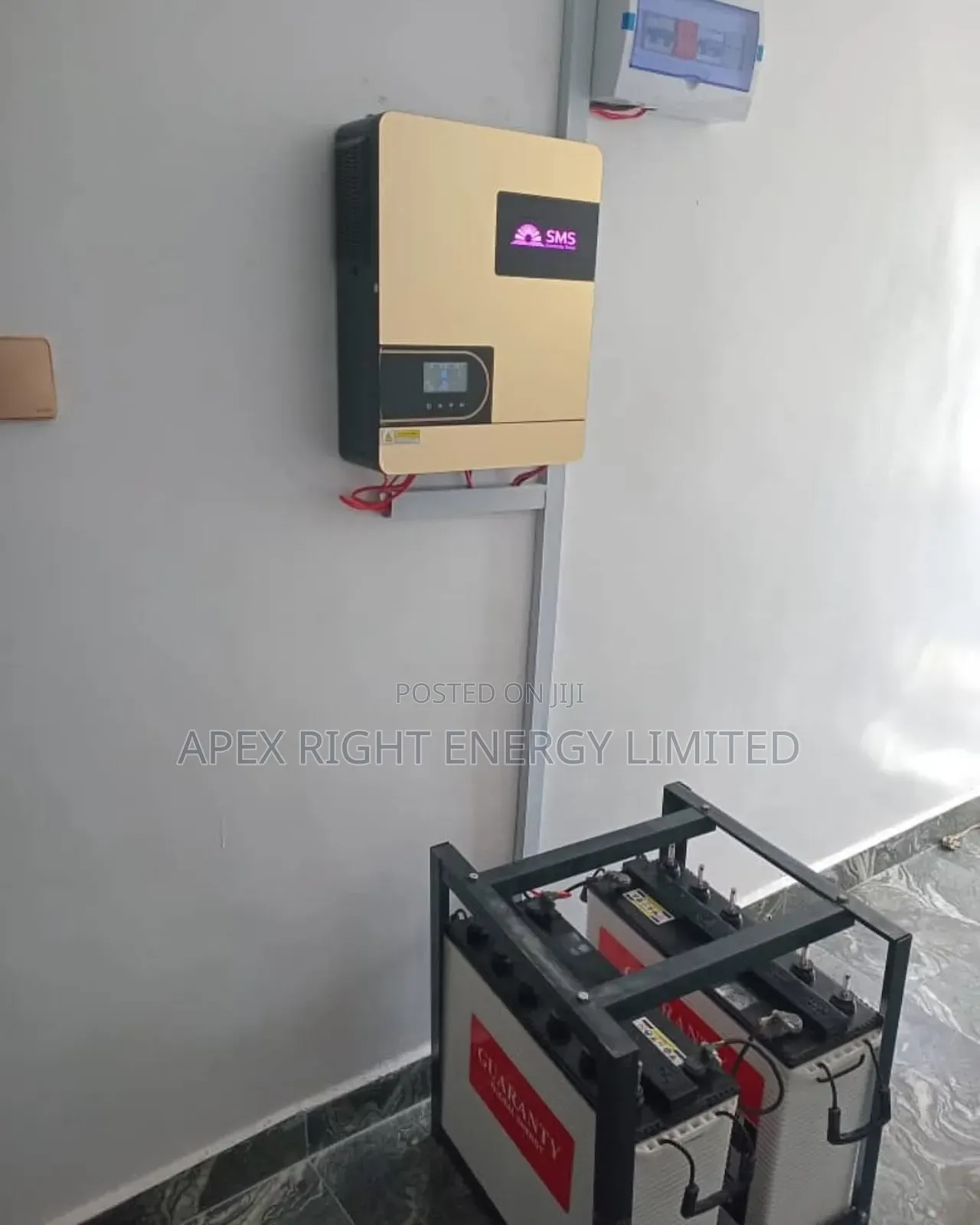 3.6kva Sms Hybrid Setup+2pcs-tubular Batteries+6pcs-300watts