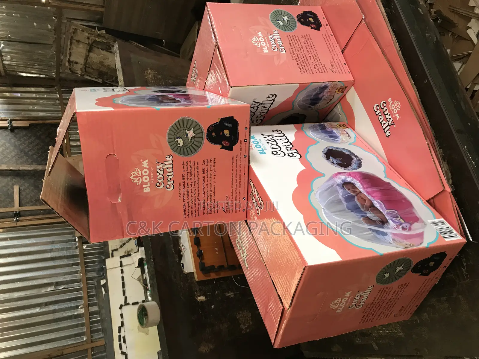 Full Branded Carton Box for Baby Pack Net