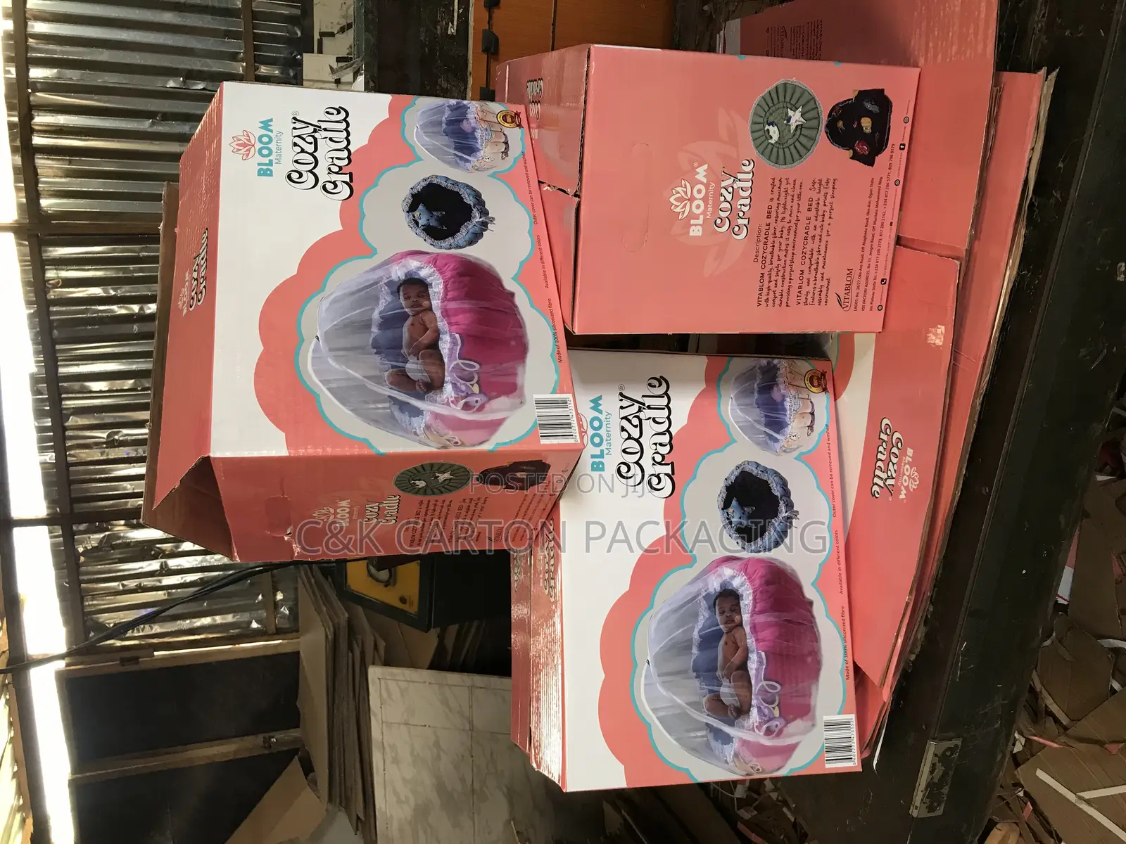 Full Branded Carton Box for Baby Pack Net