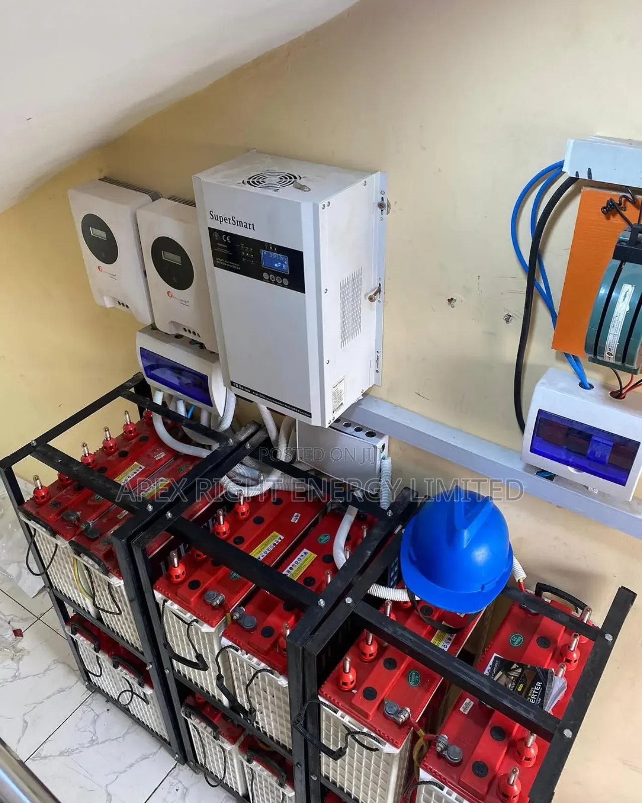 10kva Super-smart Inverter System+12pcs-batteries+30pcs-500w