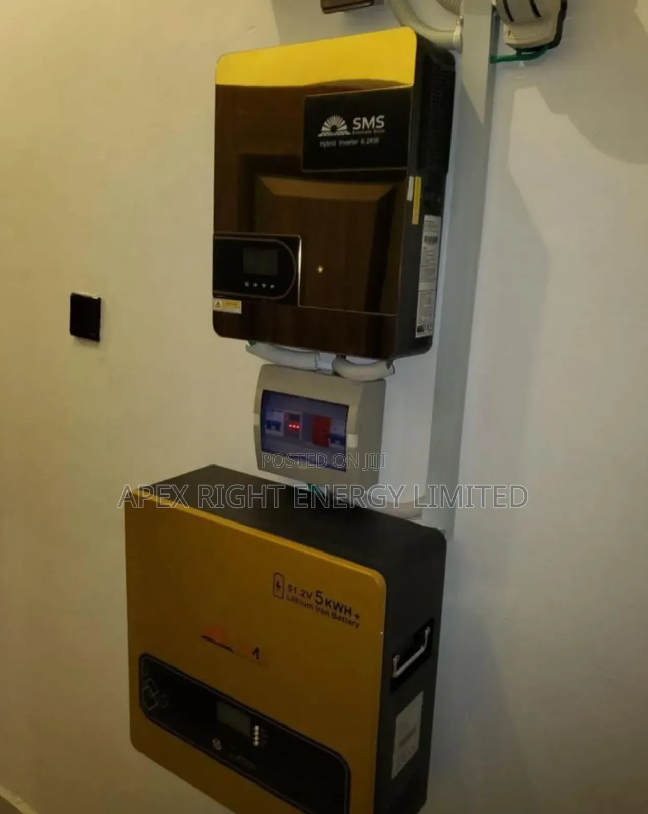 4.2kva Sms Hybrid Inverter+5kwh Lithium+9pcs-500w Panels