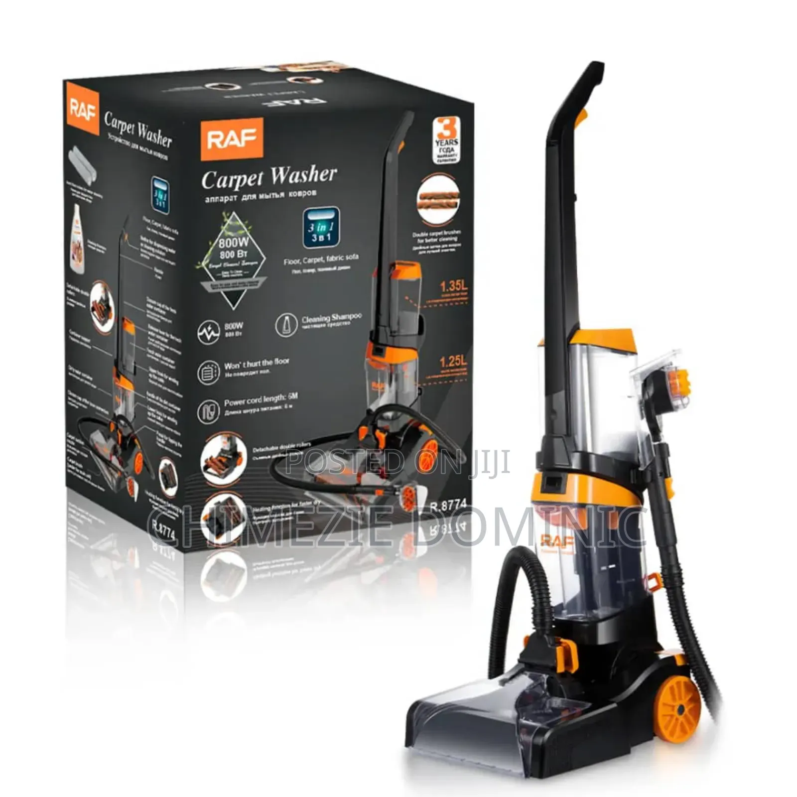 Raf Carpet and Upholstery Cleaner