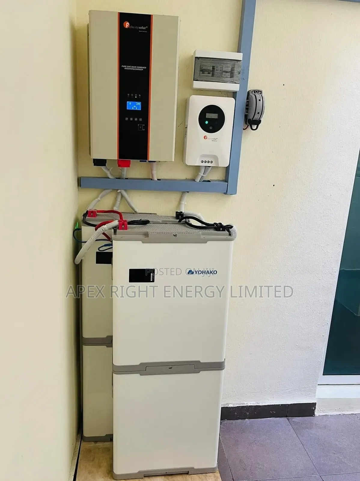 10kva Felicity System+ 30kwh Lithium Yohako+24pcs-500w Panel