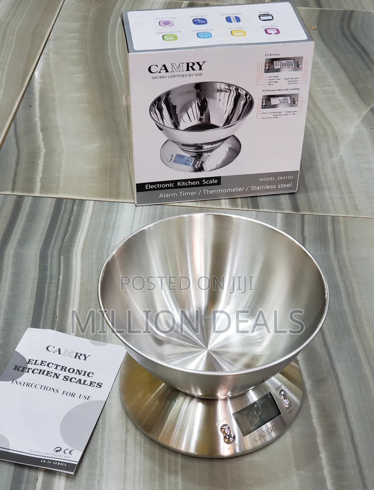 Stainless Steel Luxury Electronic Digital Scale 5kg