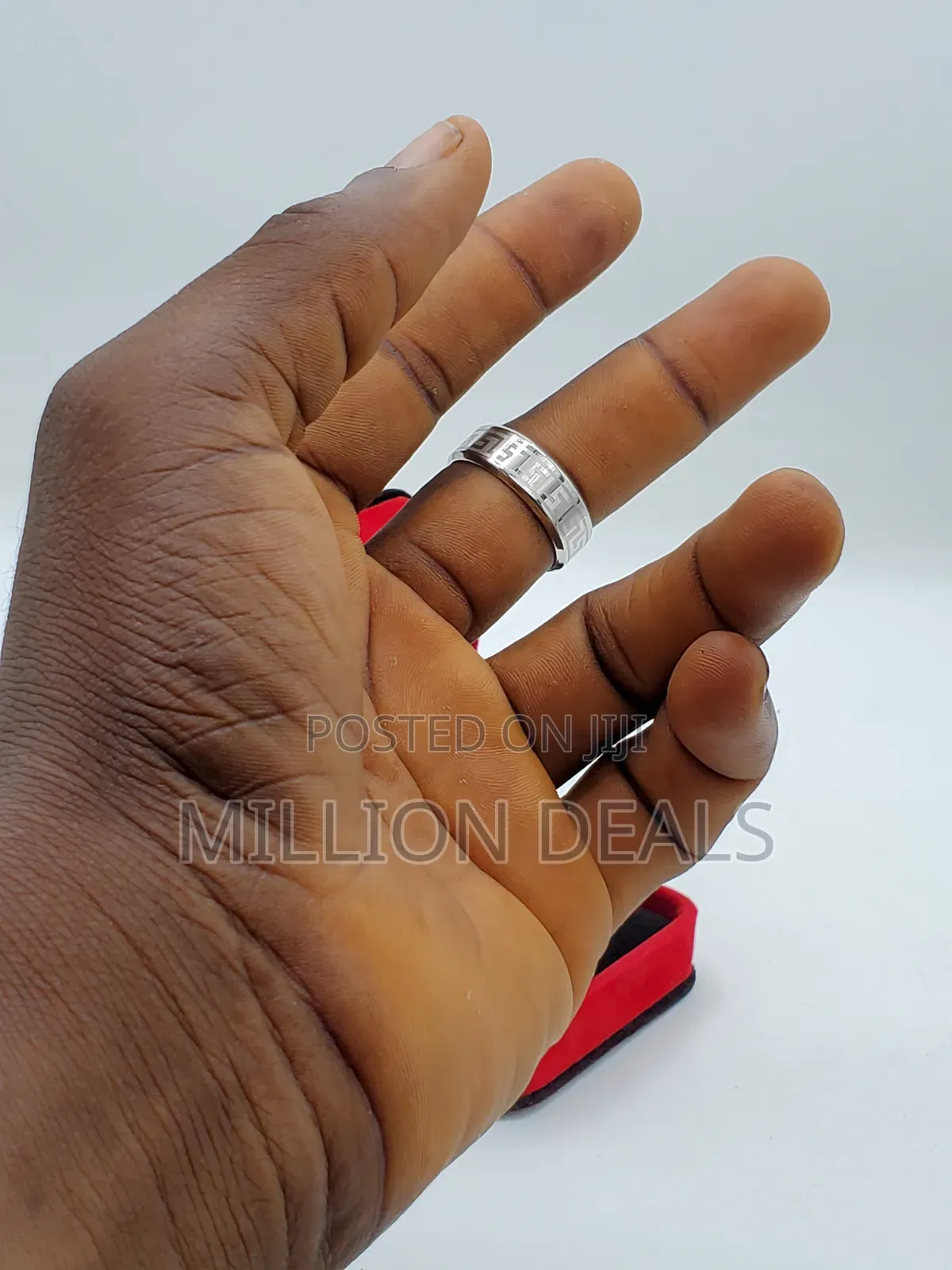Versace Inspires Men's Steel Ring