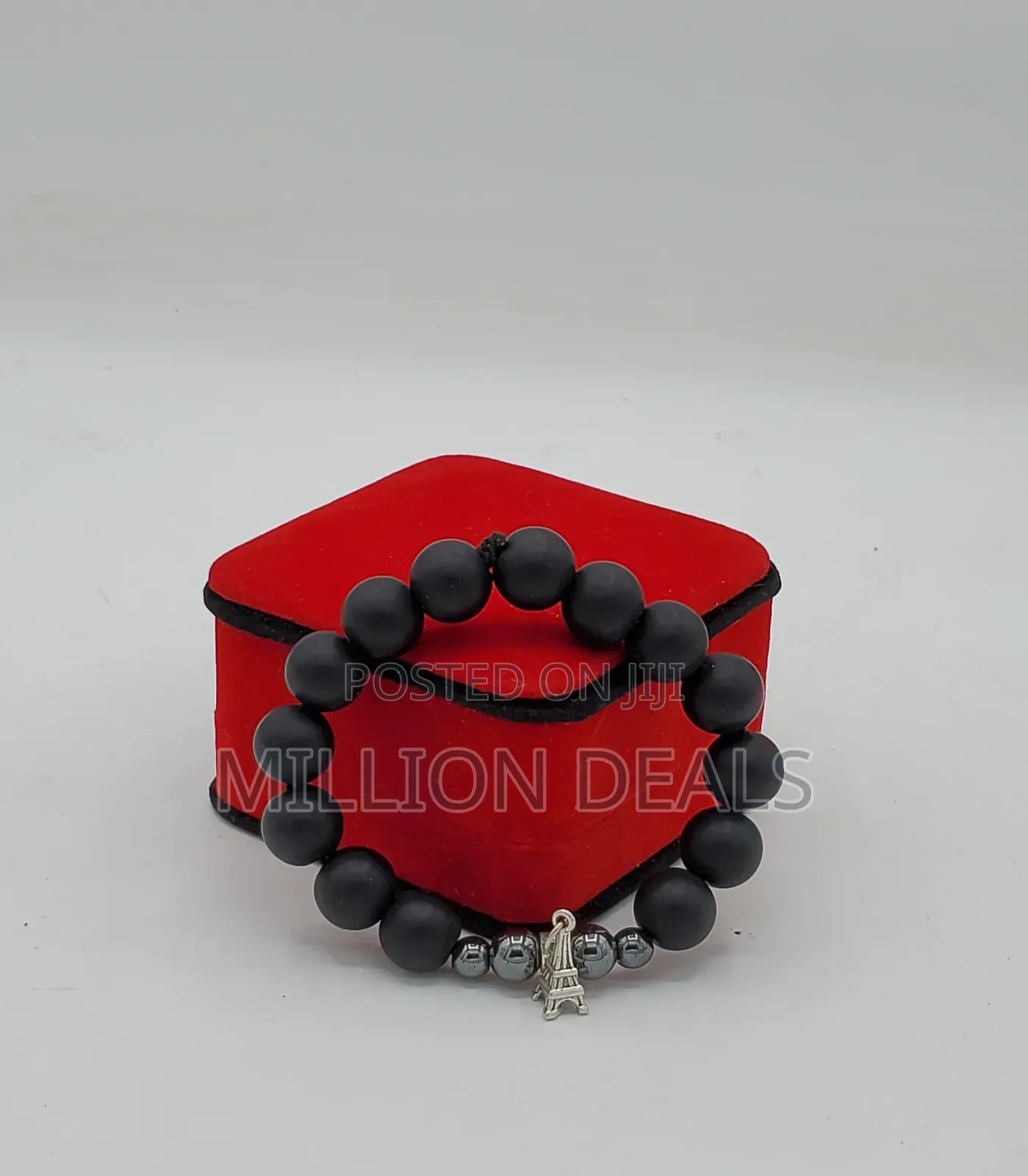 Ski Cool Trendy Men's Elastic Beaded Bracelet