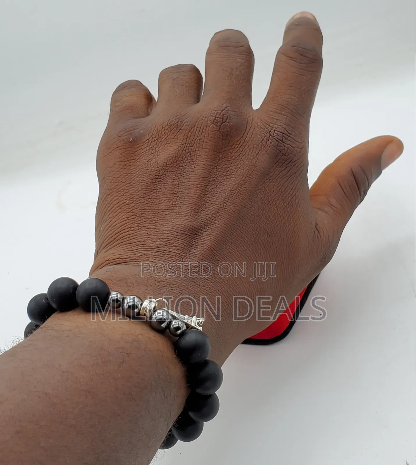 Ski Cool Trendy Men's Elastic Beaded Bracelet