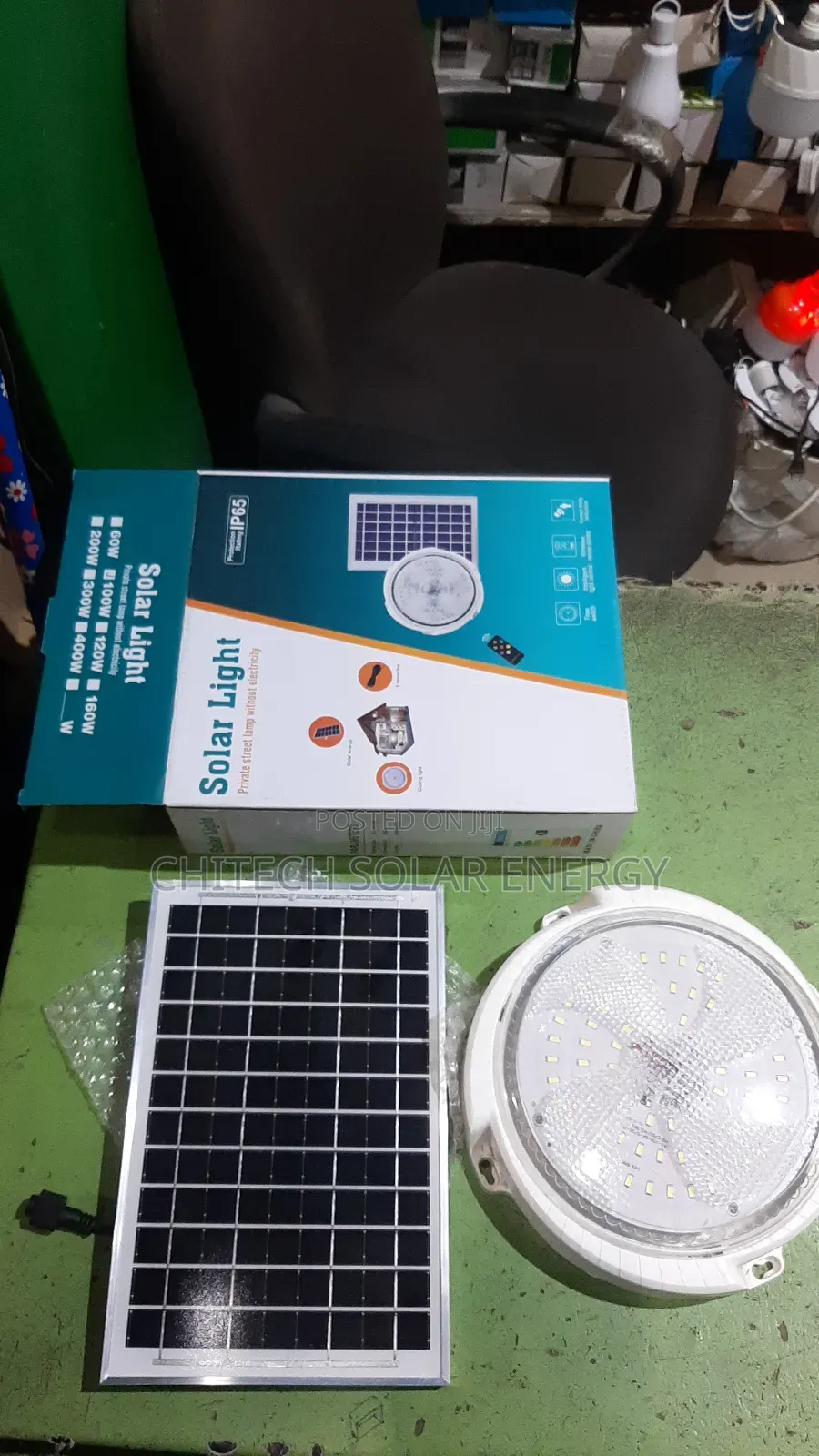Solar Celling Fitting Lights With Panel