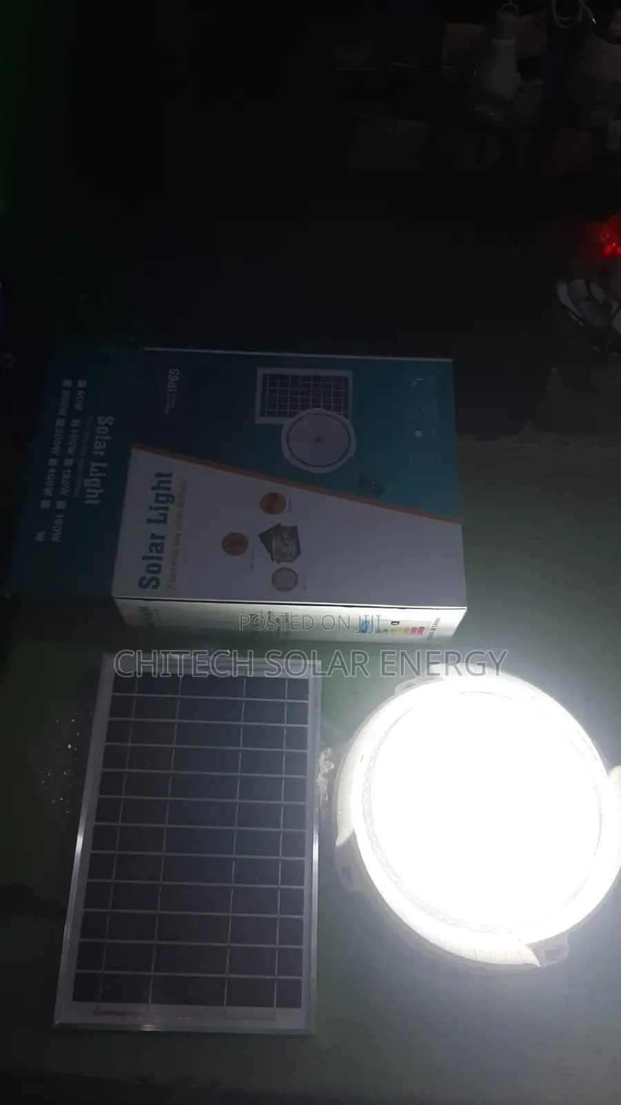 Solar Celling Fitting Lights With Panel