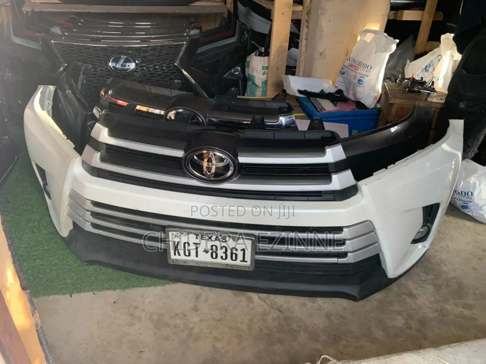 Toyota Highlander 2017 to 2018 Model Front Bumper Complete