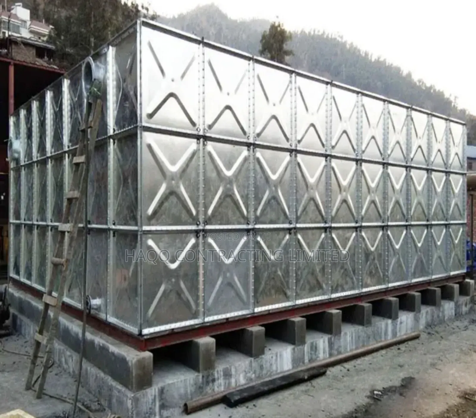 Top Quality Galvanized Braithwaite Pressed Steel Water Tank