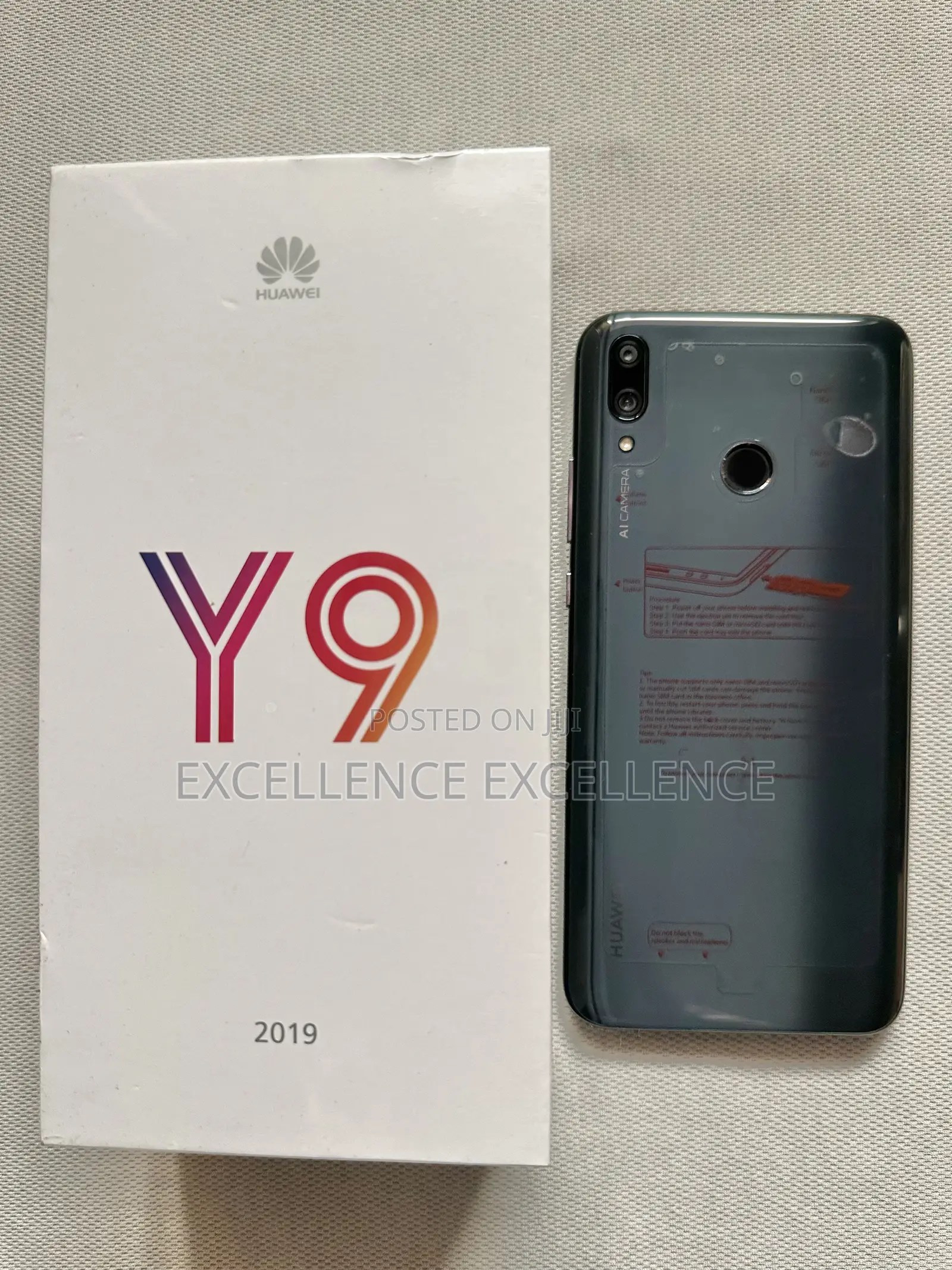 New Huawei Y9 2019 128 GB Black