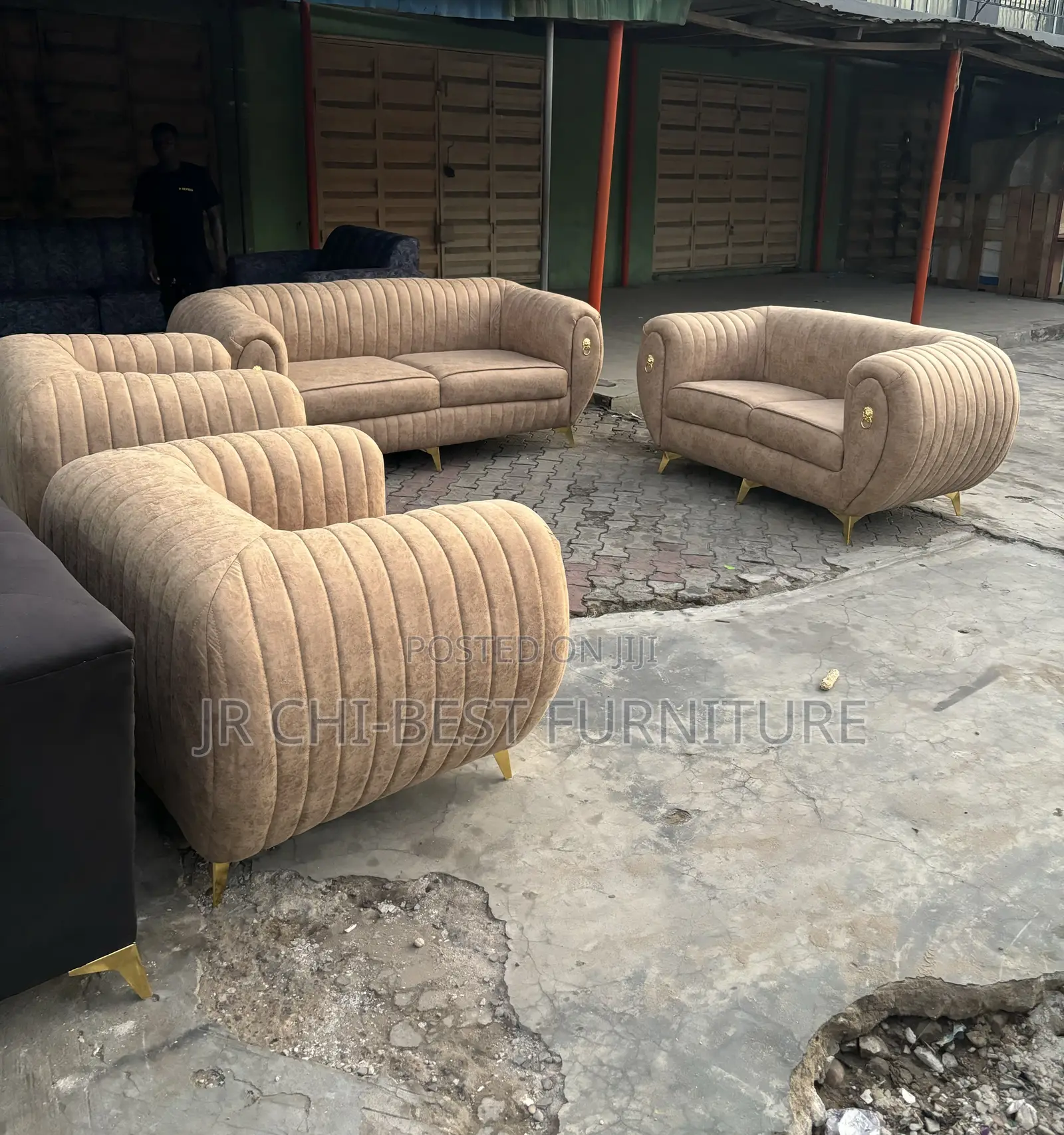 Complete Set of Quality Fabric Sofa | Chairs | Couch