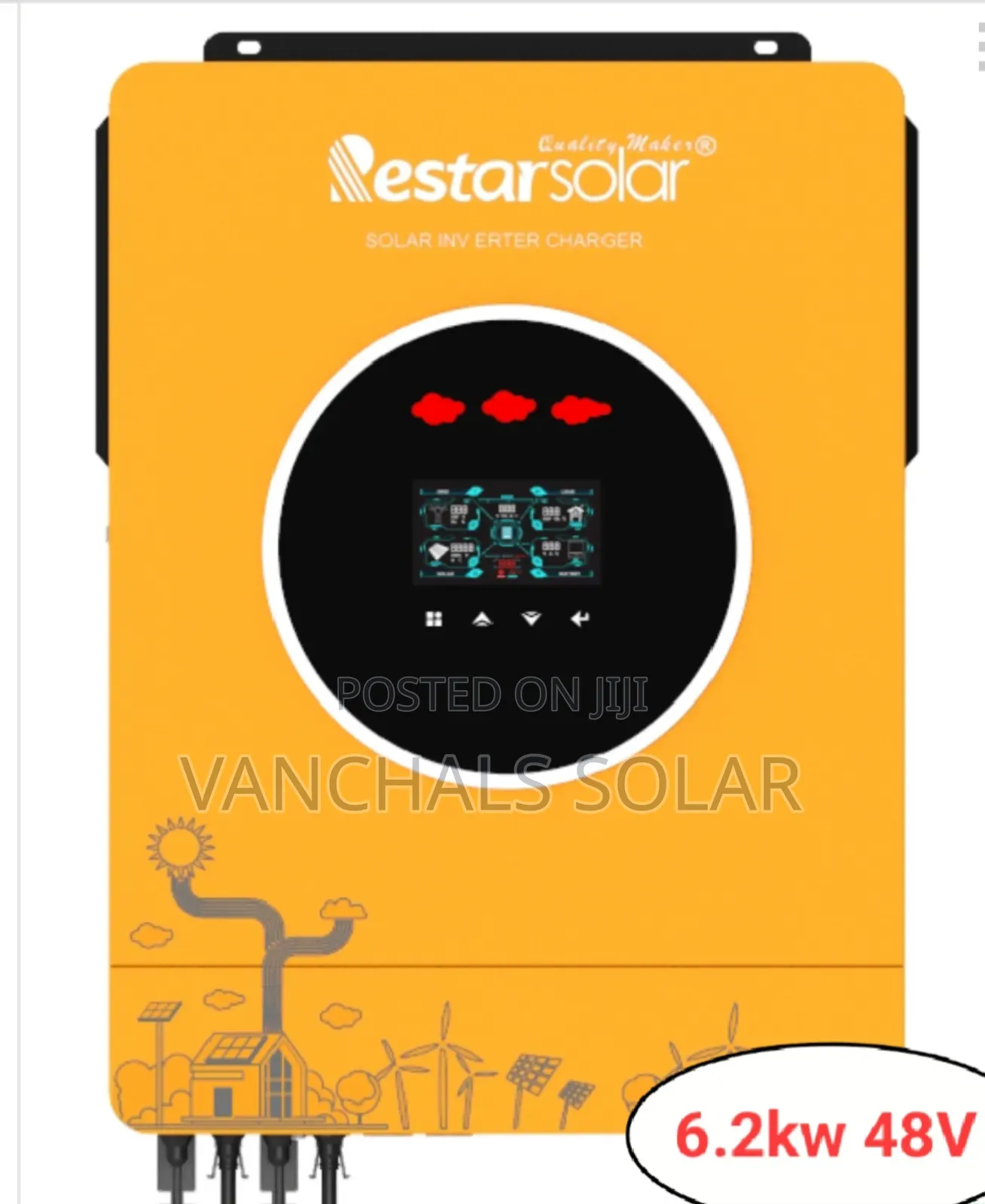 Solar Hybrid Inverter 6.2kw 48v