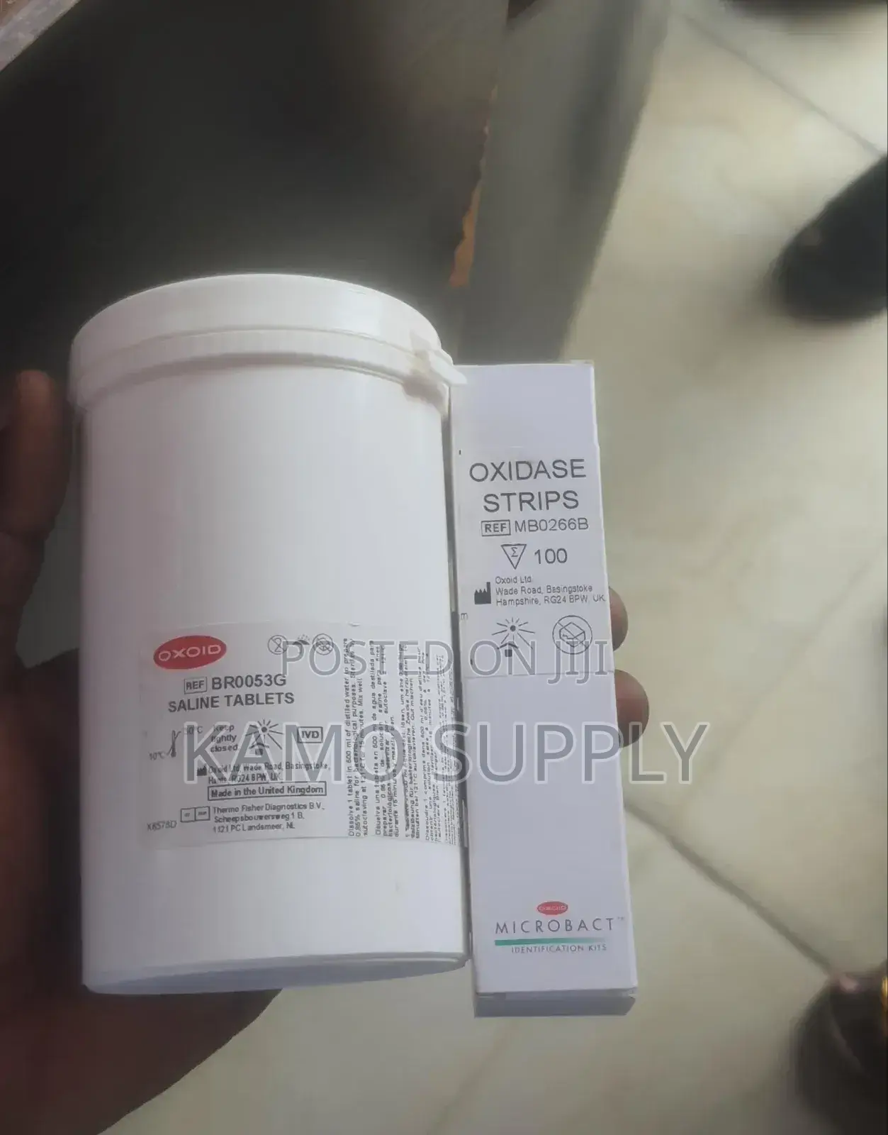 Oxoid Saline Tablets Br0053g 100tabs
