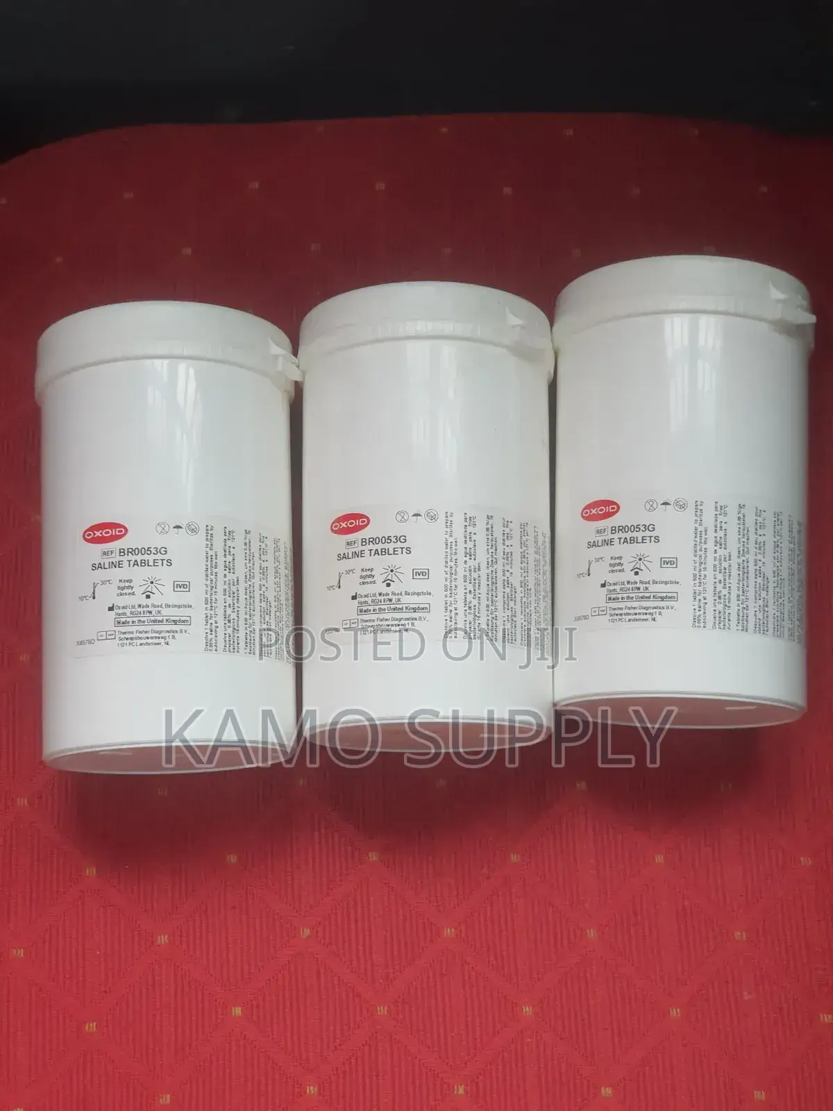 Oxoid Saline Tablets Br0053g 100tabs