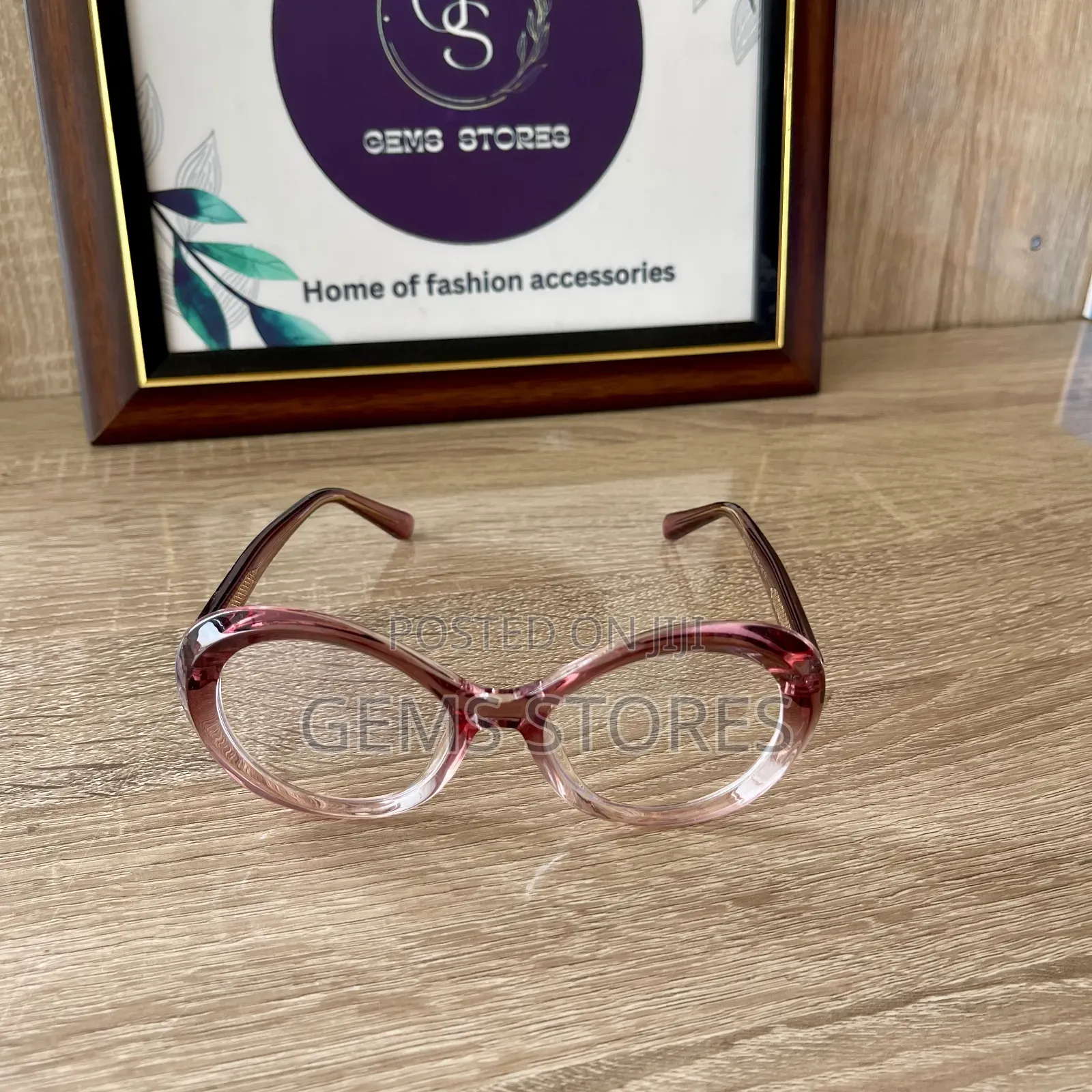 Trendy Round Cat-Eye Frame Blue Light Blocking Glasses