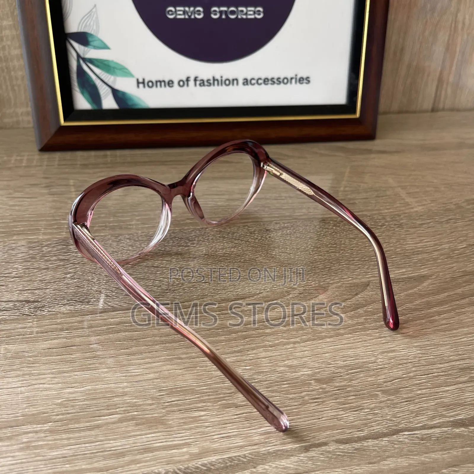 Trendy Round Cat-Eye Frame Blue Light Blocking Glasses