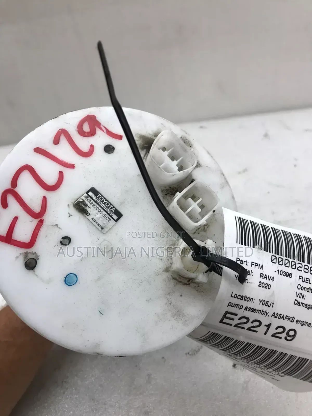 2019-2023 Toyota Rav-4 Fuel Pump