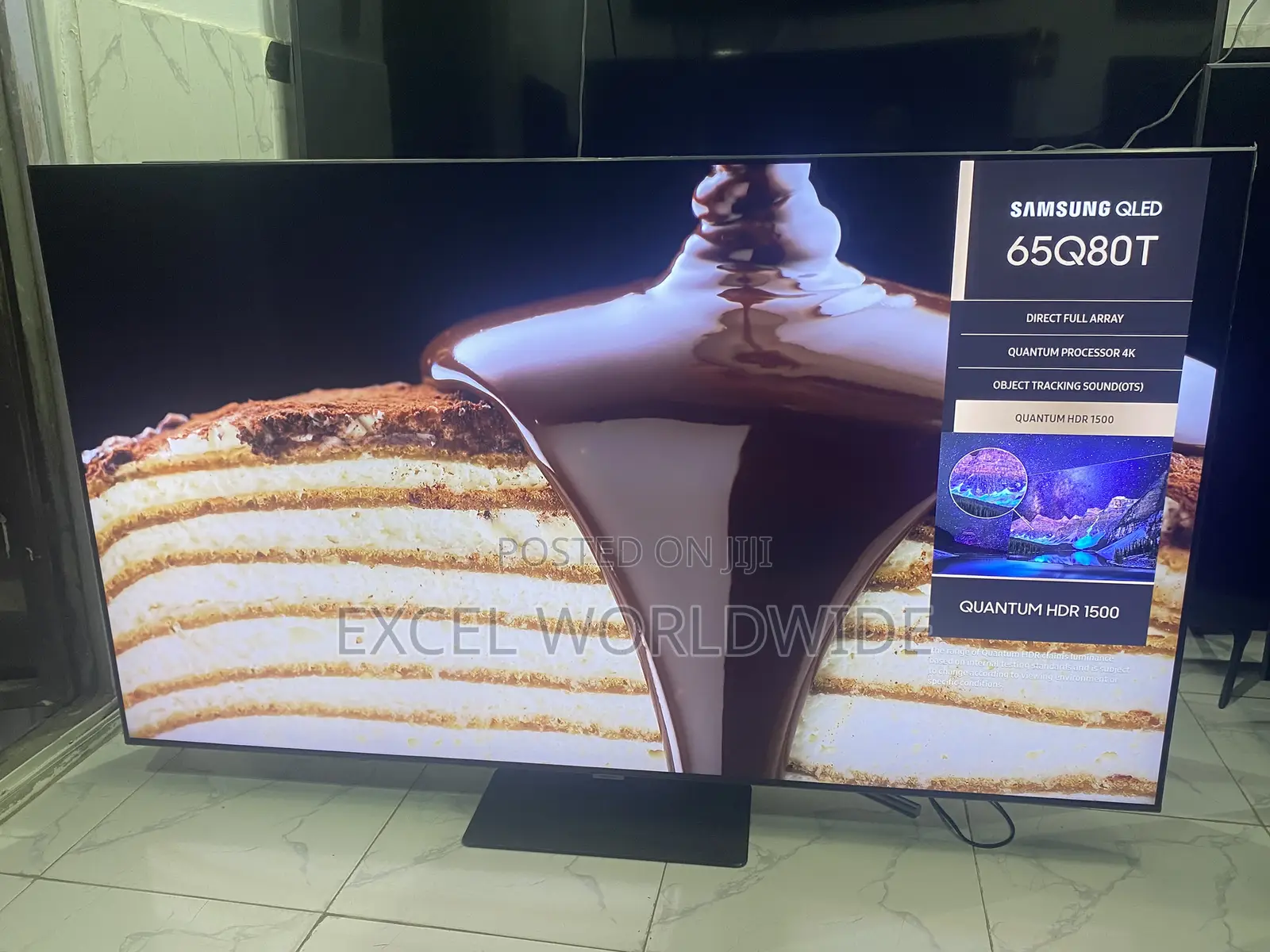 Samsung 65inches Qled 2020/21 Edition 65q80t Quantum HDR 16x