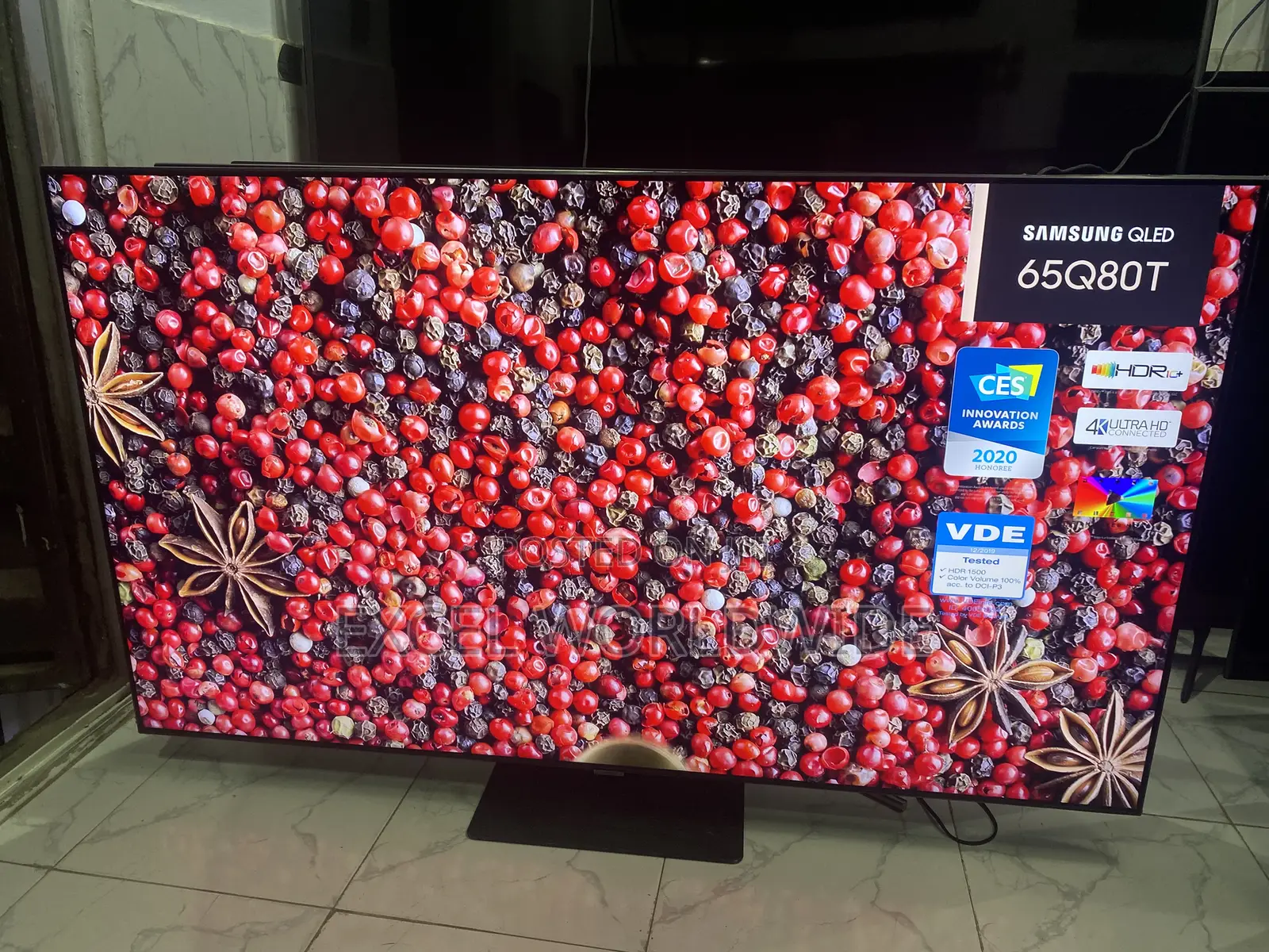 Samsung 65inches Qled 2020/21 Edition 65q80t Quantum HDR 16x